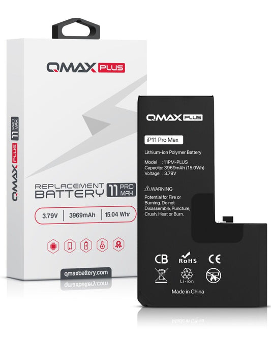 QMAX Plus iPhone 11 Pro Max Replacement Battery (3969 mAh)