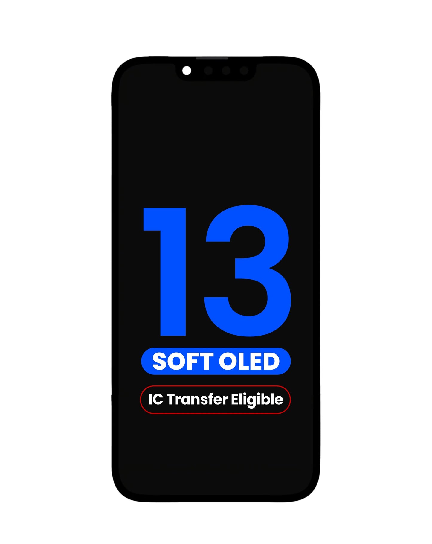OLED Assembly for iPhone 13 (Aftermarket Soft / QV8) (IC Transfer Eligible) (Exclusive OLED Breakage Warranty)