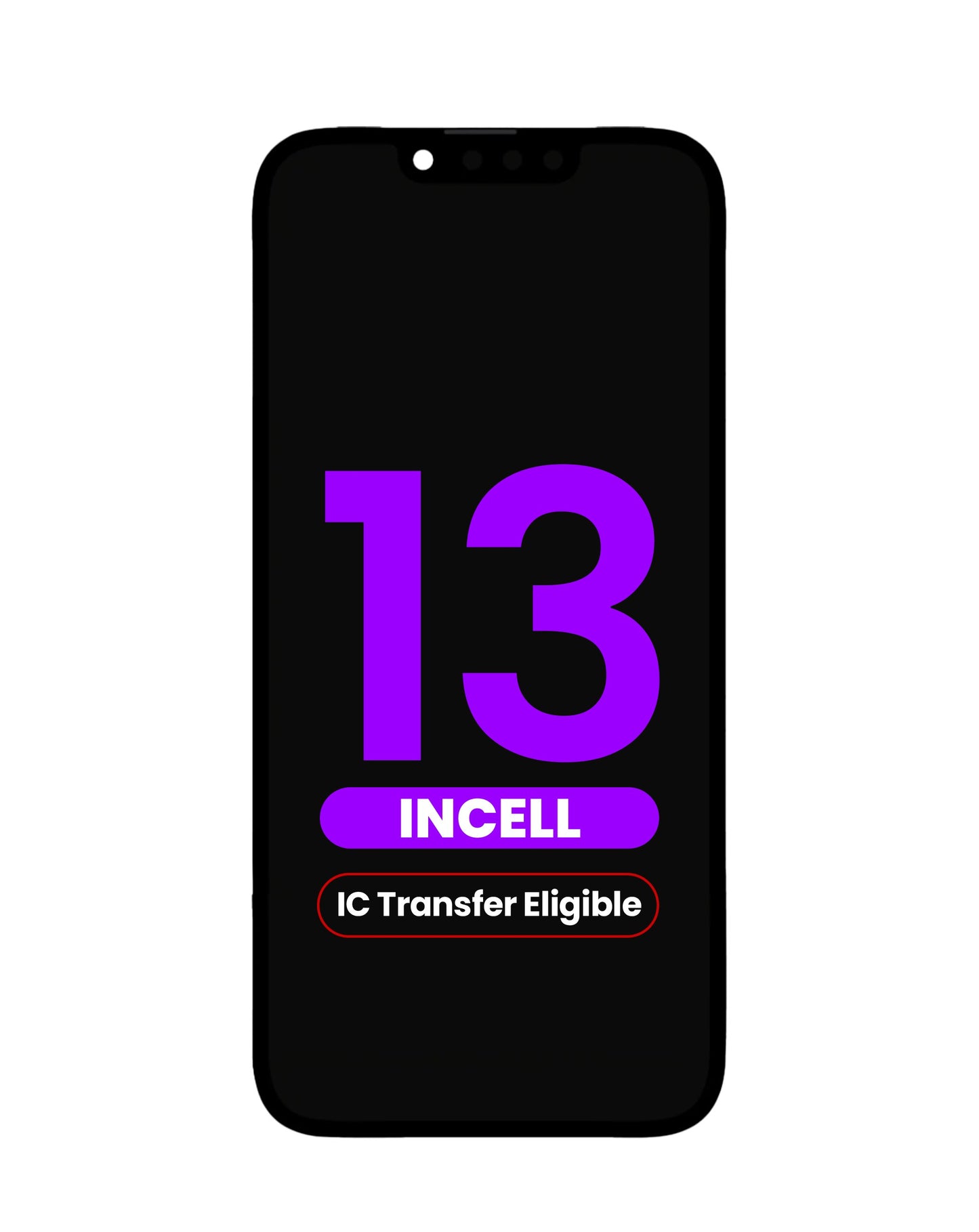 LCD Assembly for iPhone 13 (Aftermarket Incell / QV7) (IC Transfer Eligible)
