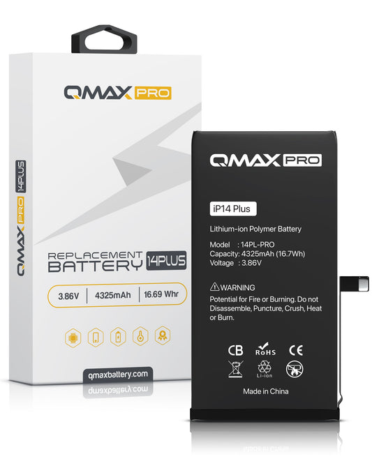 QMAX Pro iPhone 14 Plus Replacement Battery (4325 mAh)