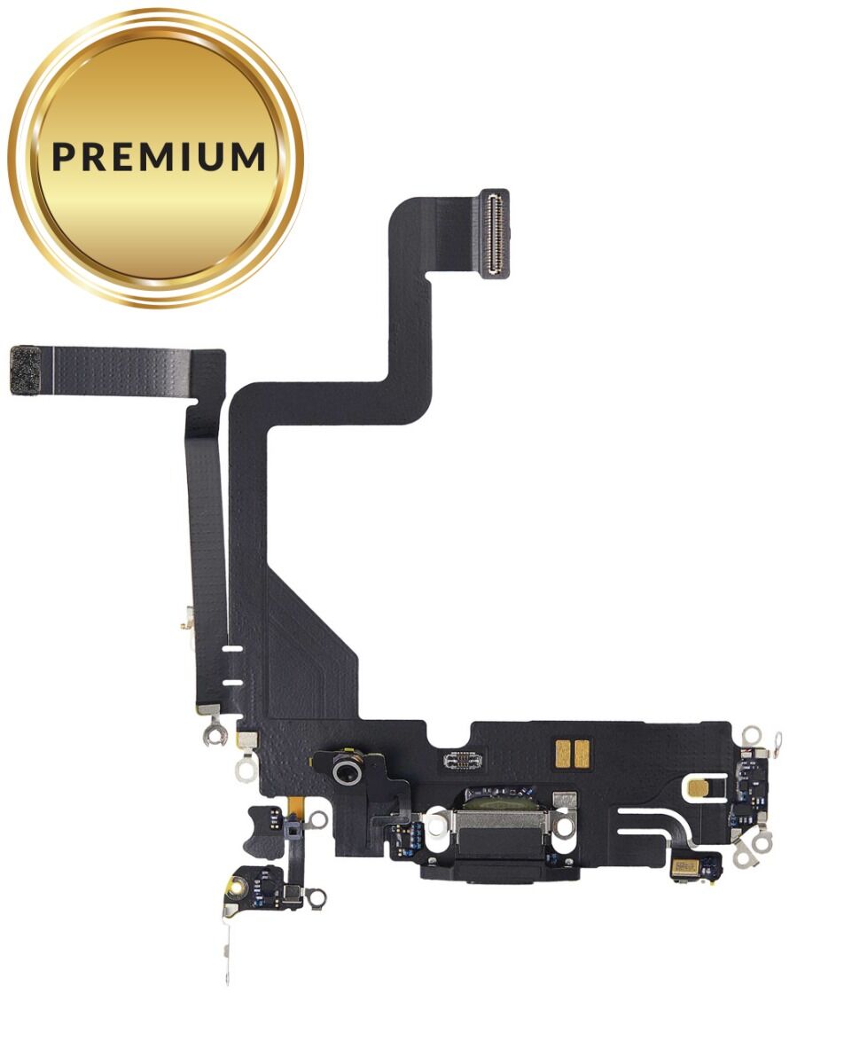 Charging Port Flex Cable for iPhone 14 Pro (SPACE BLACK) (Premium)
