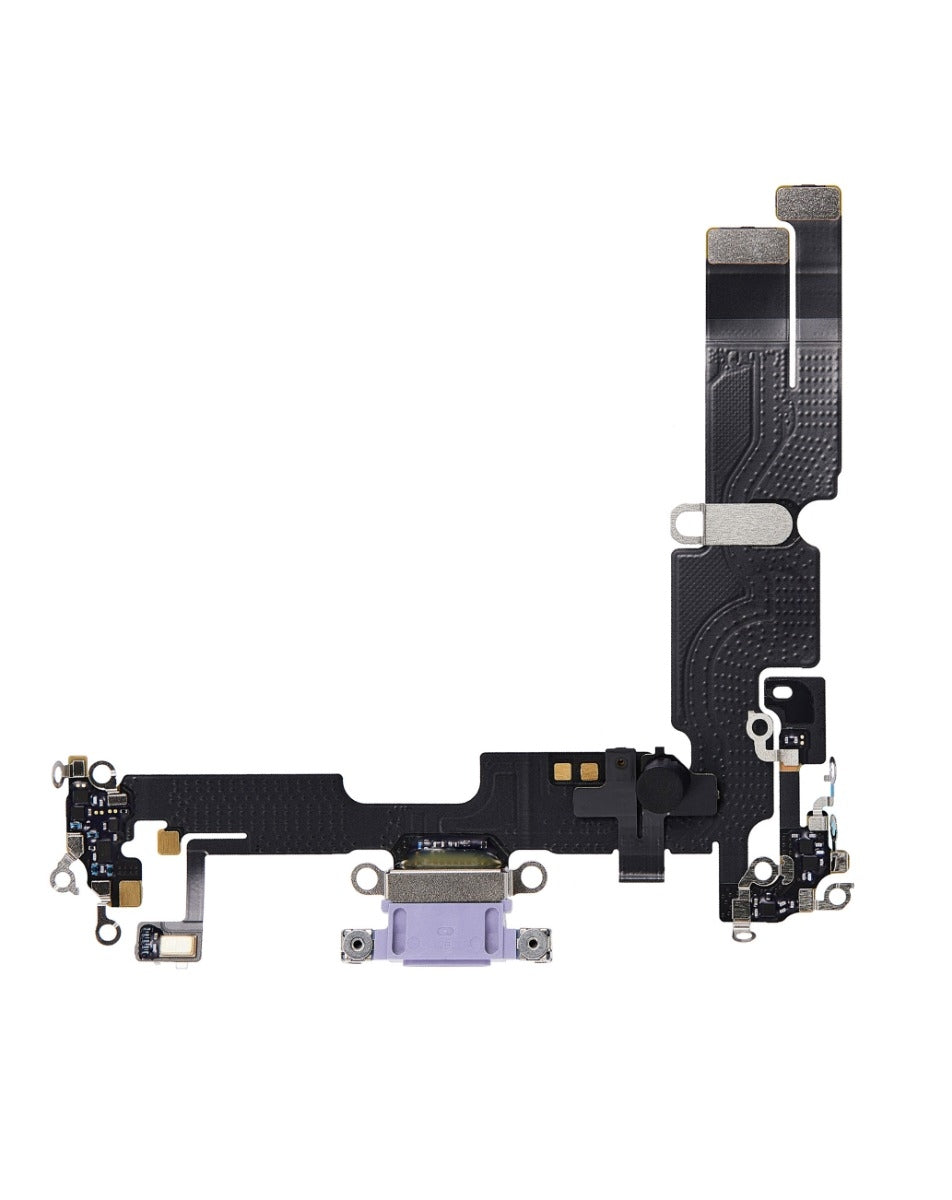 Charging Port Flex Cable for iPhone 14 Plus (PURPLE) (Premium)