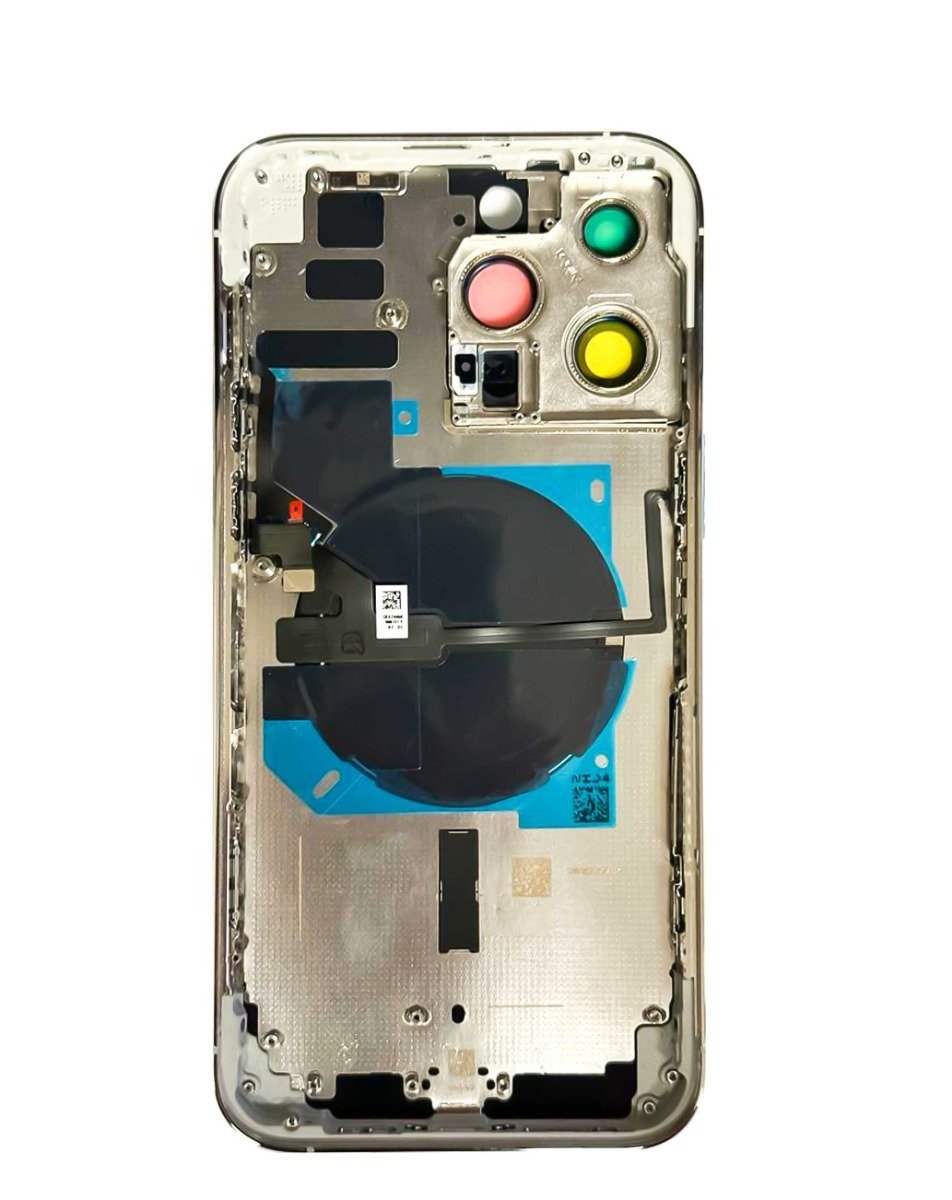 Housing Frame with Small Components Pre-Installed for iPhone 14 Pro Max (NO LOGO) (US SILVER)