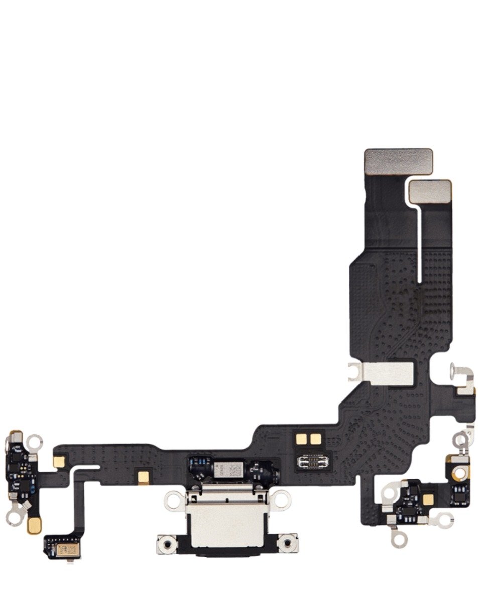 Charging Port Flex Cable for iPhone 15 (BLACK) (Aftermarket)
