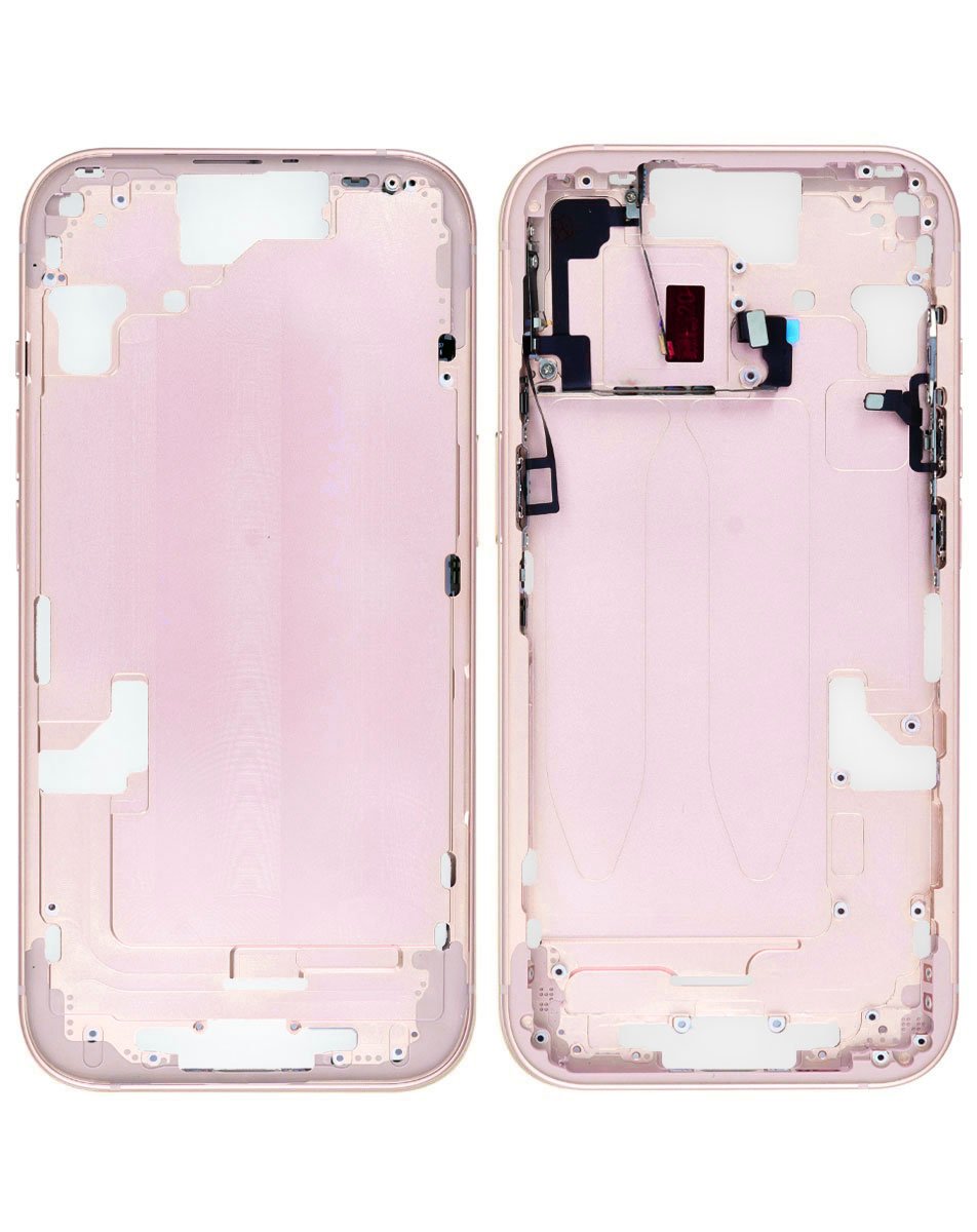 Middle Frame with Small Parts for iPhone 15 (PINK) (International Version)