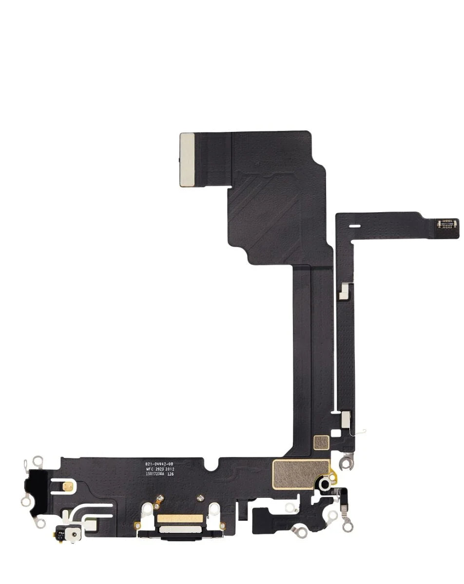Charging Port Flex Cable for iPhone 15 Pro (BLACK TITANIUM) (Aftermarket)