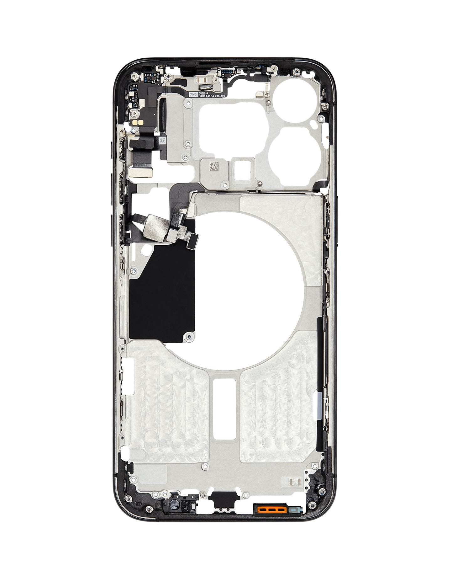 Middle Frame with Small Parts for iPhone 15 Pro Max (BLACK TITANIUM) (International Version)