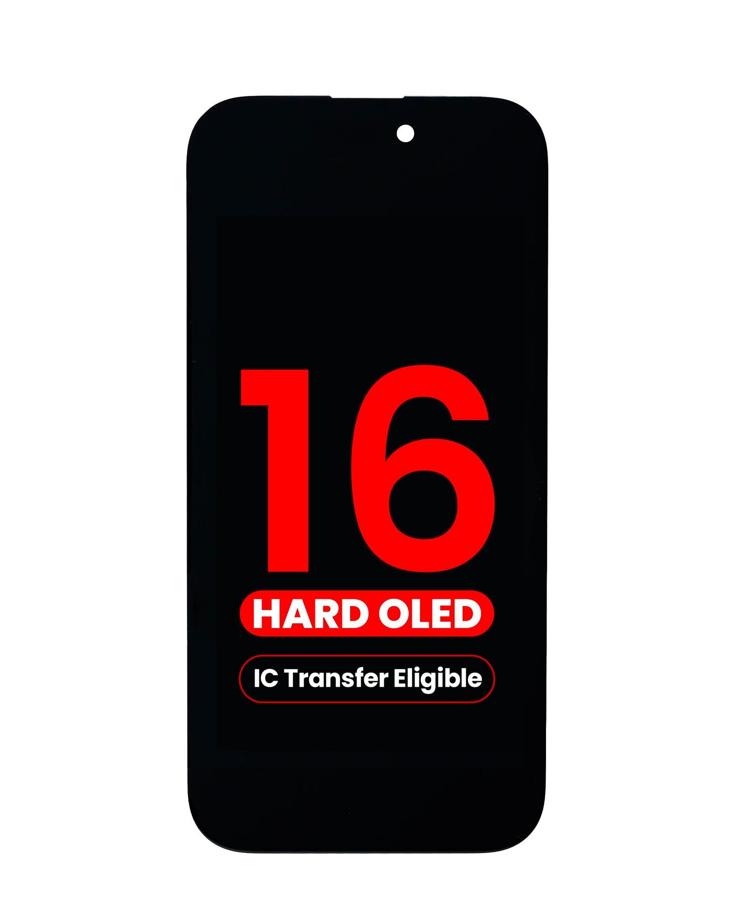 OLED Assembly for iPhone 16 (Aftermarket QV8 / Hard)
