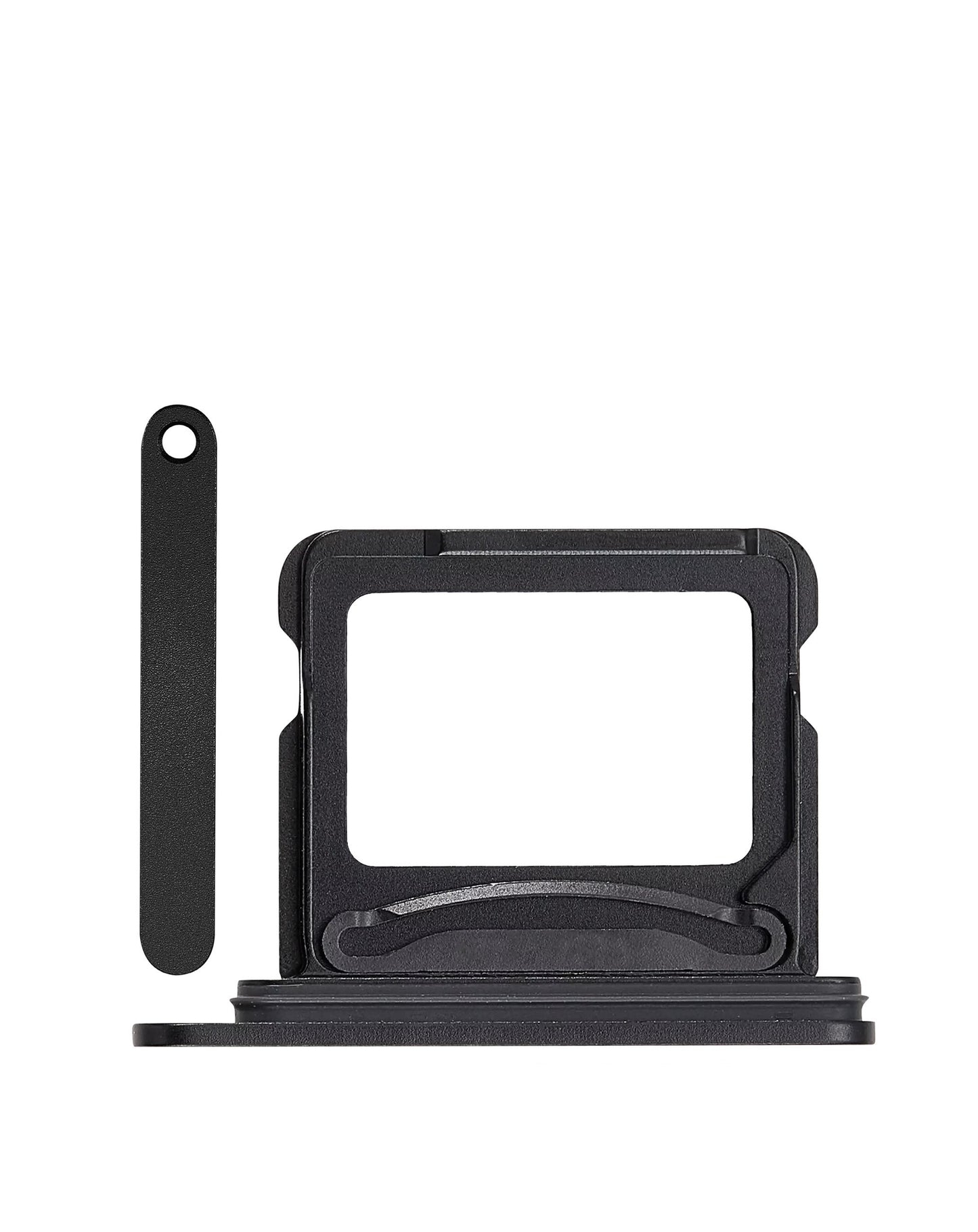 Single Sim Card Tray for iPhone 16 / 16 Plus (BLACK)