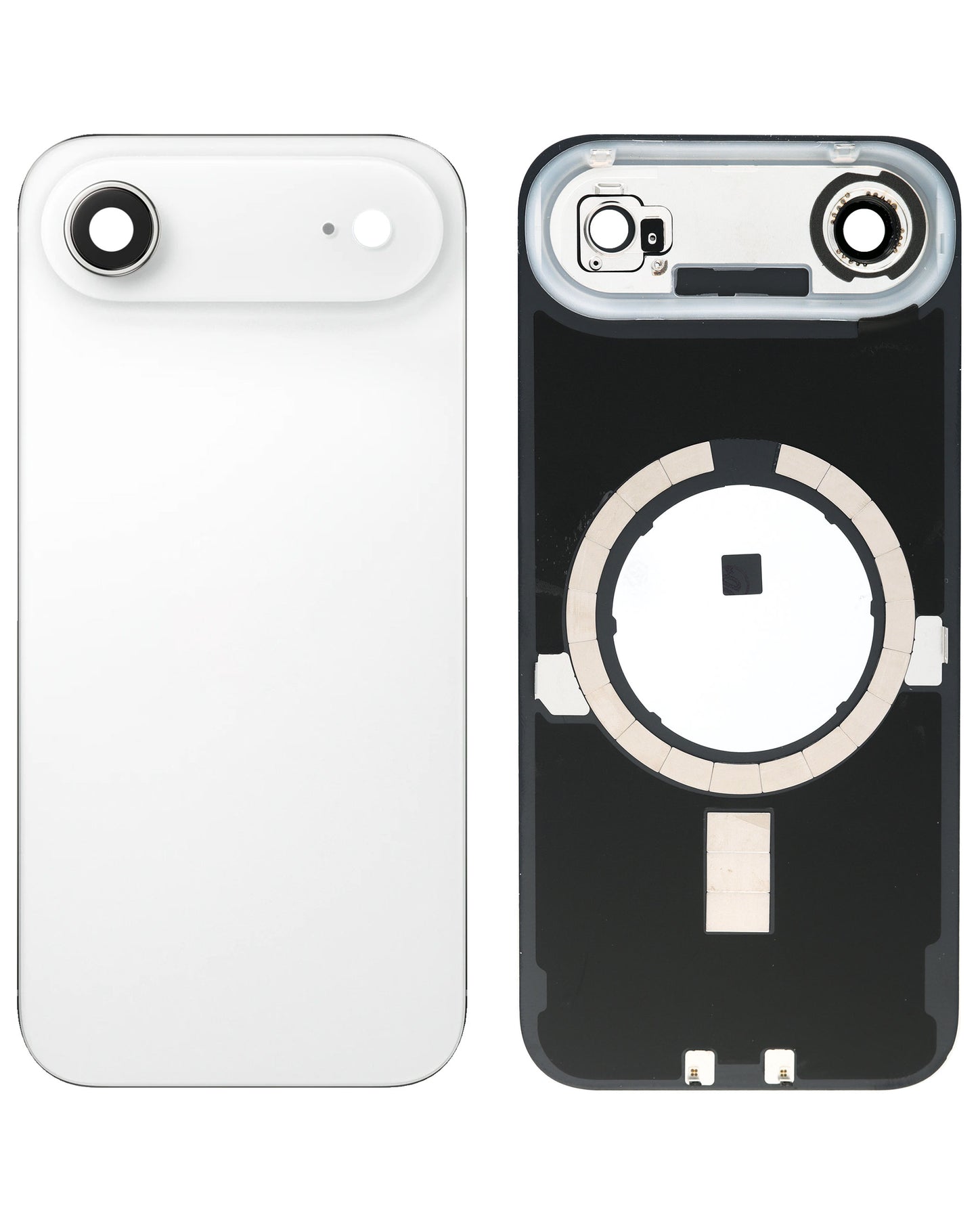 Back Glass with Frame and MagSafe Magnet for iPhone Air (Pack of 2) (CLOUD WHITE)