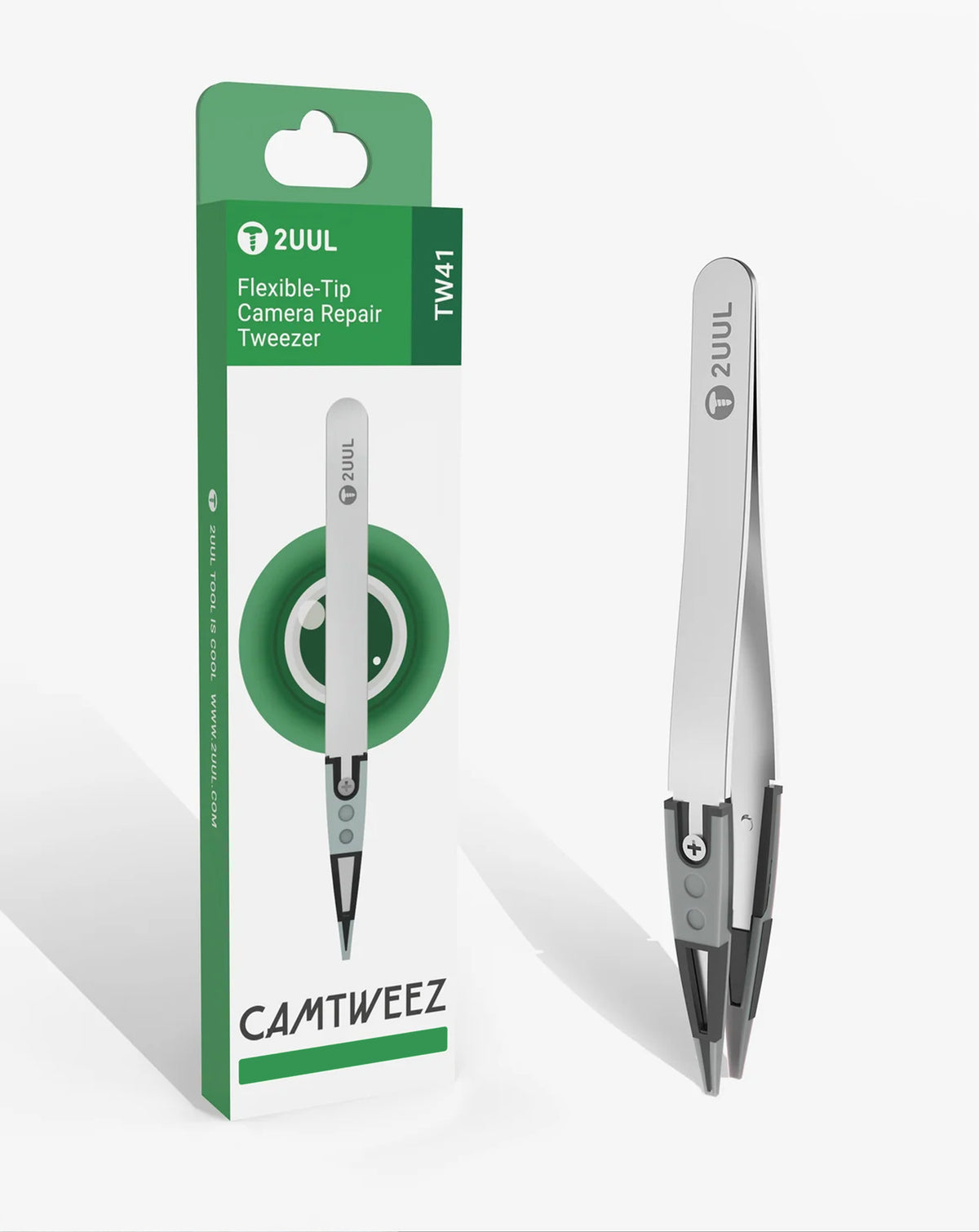 2UUL TW41 Cam Tweez Flexible-Tip Camera Repair Tweezer