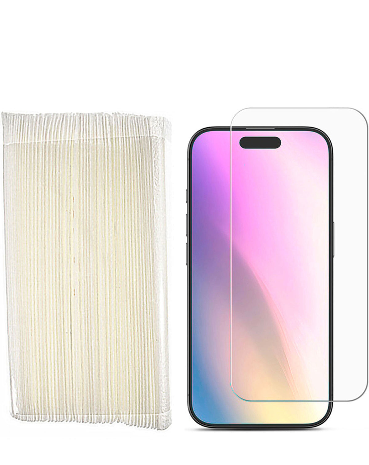 Clear Tempered Glass for iPhone 16 Pro Max / 17 Pro Max (2.5D / Pack of 50)