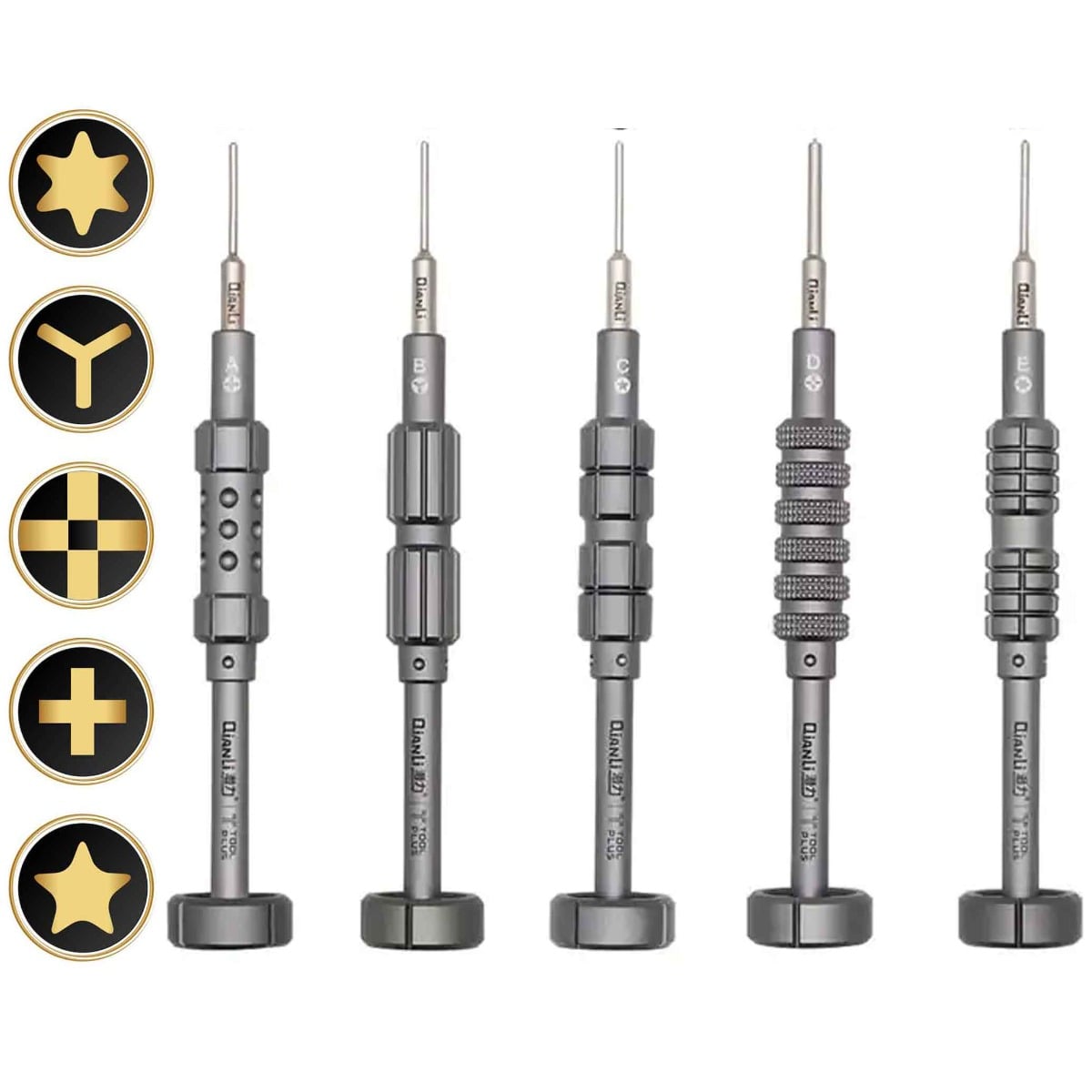 QianLi Mega-Idea 2D iThor Screwdriver Set (1.3mm / 0.7mm / 0.8mm / 2.5mm / T2)