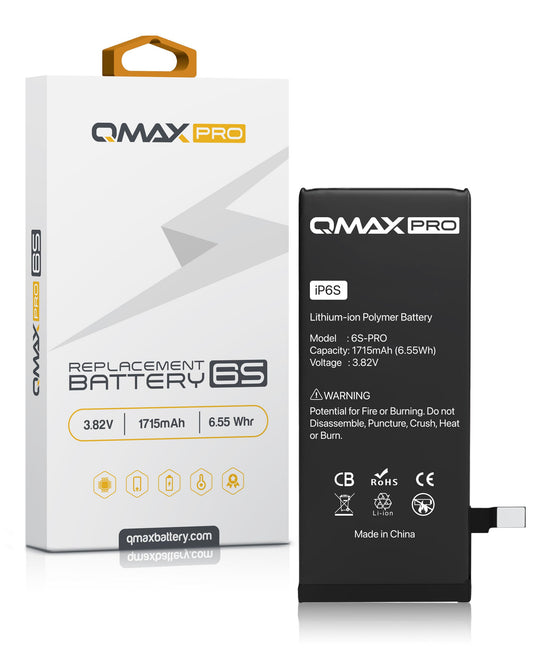 QMAX Pro iPhone 6S Replacement Battery (1715 mAh)
