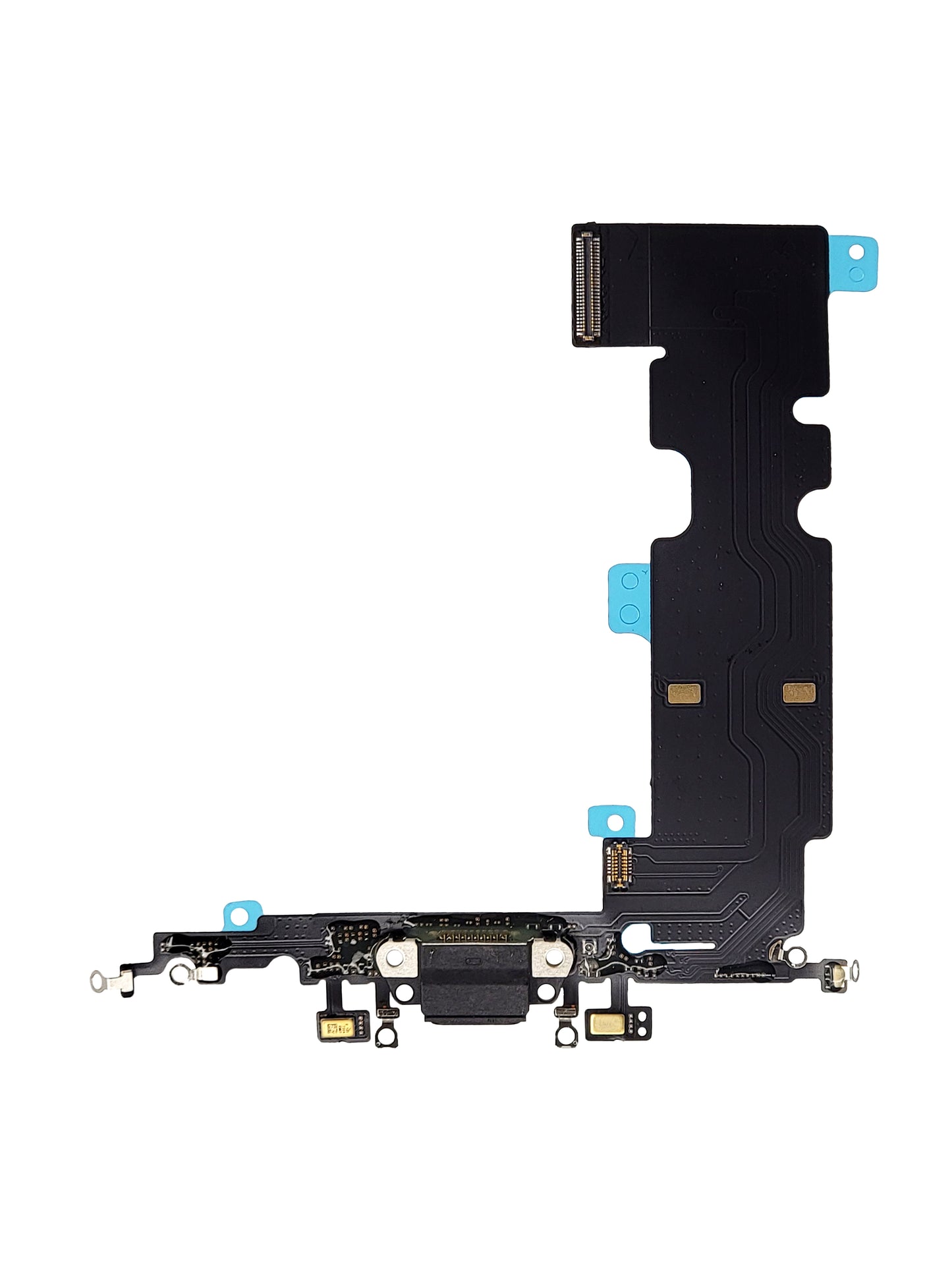 Charging Port Flex Cable for iPhone 8 Plus (BLACK) (Aftermarket)