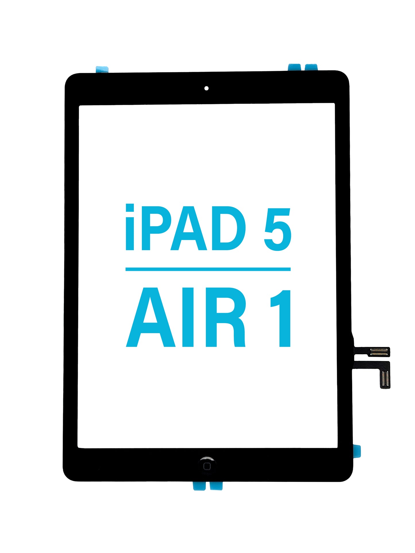 Standard+ iPad 5 (2017) Digitizer Assembly (BLACK) (Home Button Pre-Installed)