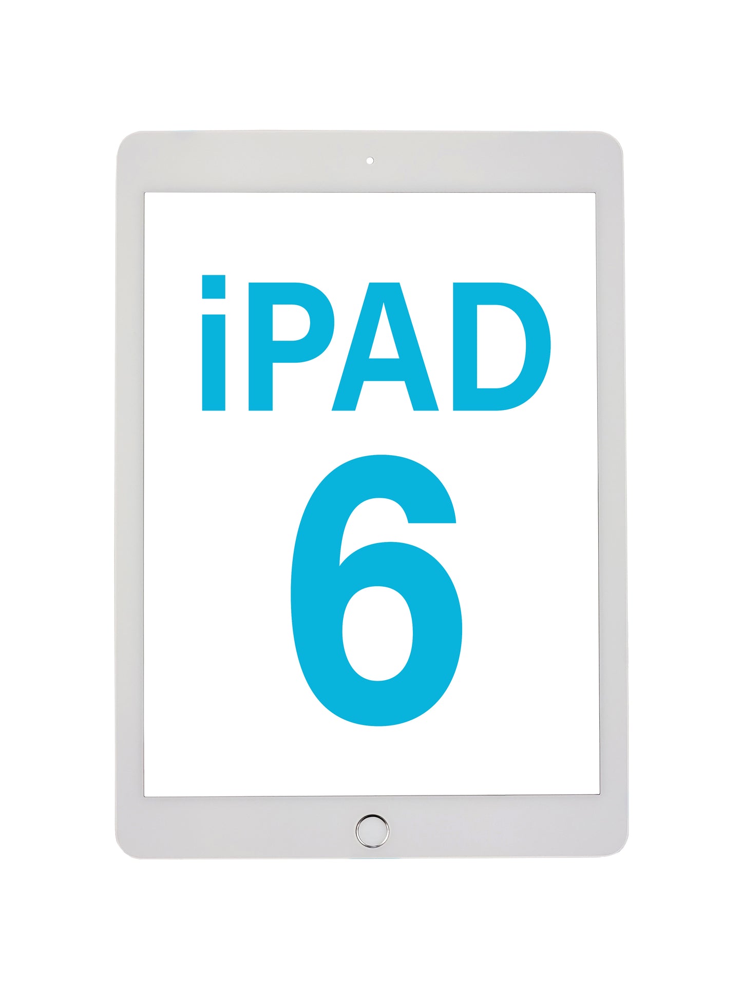 Standard+ iPad 6 (2018) Digitizer Assembly (White) (Home Button Pre-Installed)