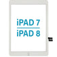 iPad 7 / iPad 8 Digitizer (Home Button Pre-Installed) (Aftermarket) (White)