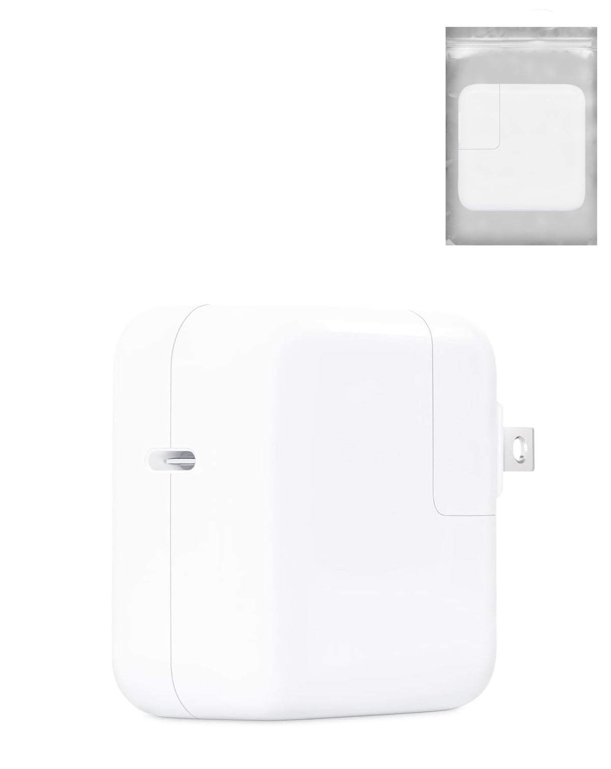 30W USB-C Power Wall Adapter For iPhone / iPad / iWatch / iPad / MacBook (OEM Pull A Grade) (Only Ground Shipping)