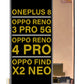 OPS 1+8 / Reno 3 Pro 5G / Reno 4 Pro / Find X2 Neo Screen Assembly (Without The Frame) (Refurbished) (Black)