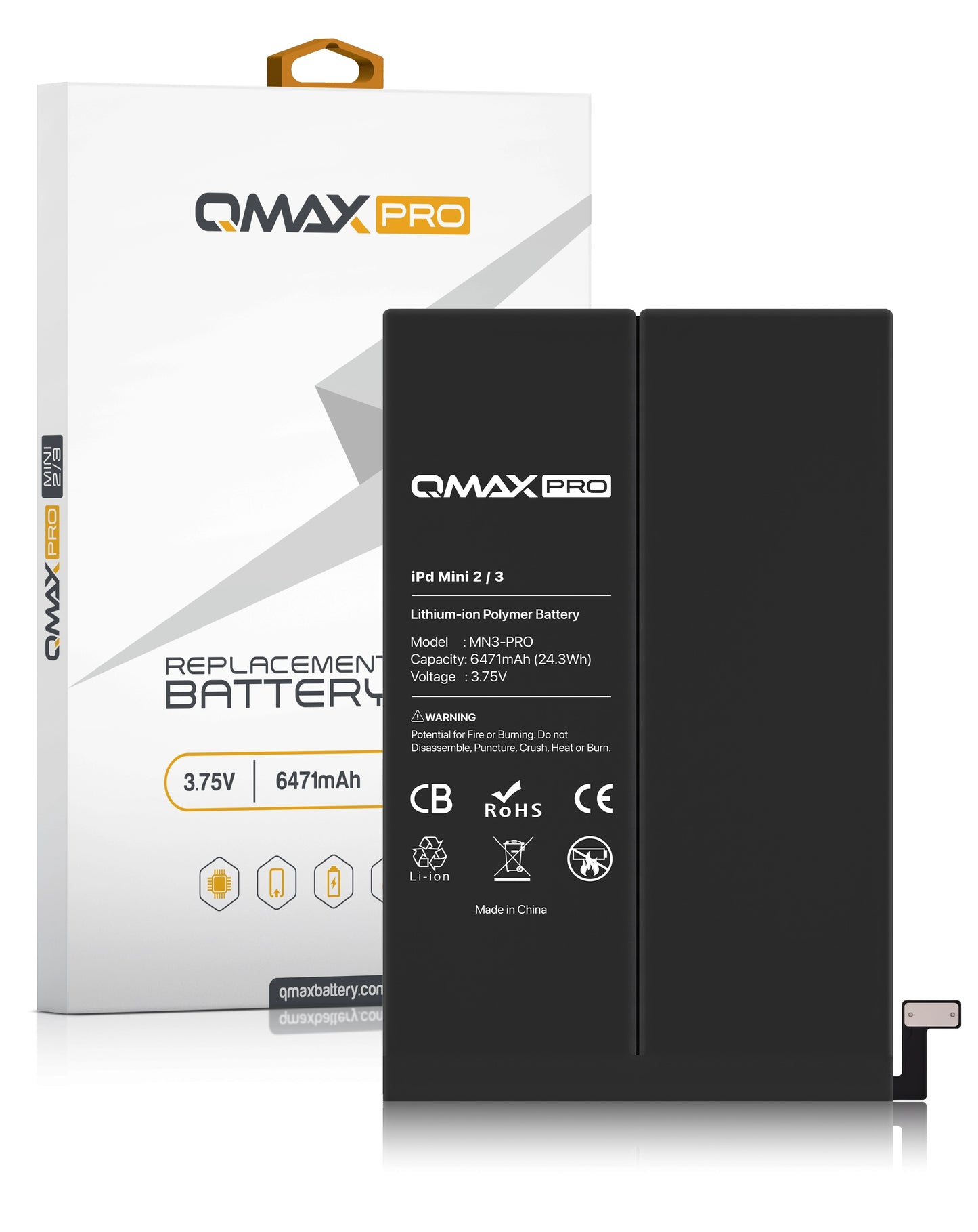 QMAX Replacement Battery for iPad Mini 2 / Mini 3
