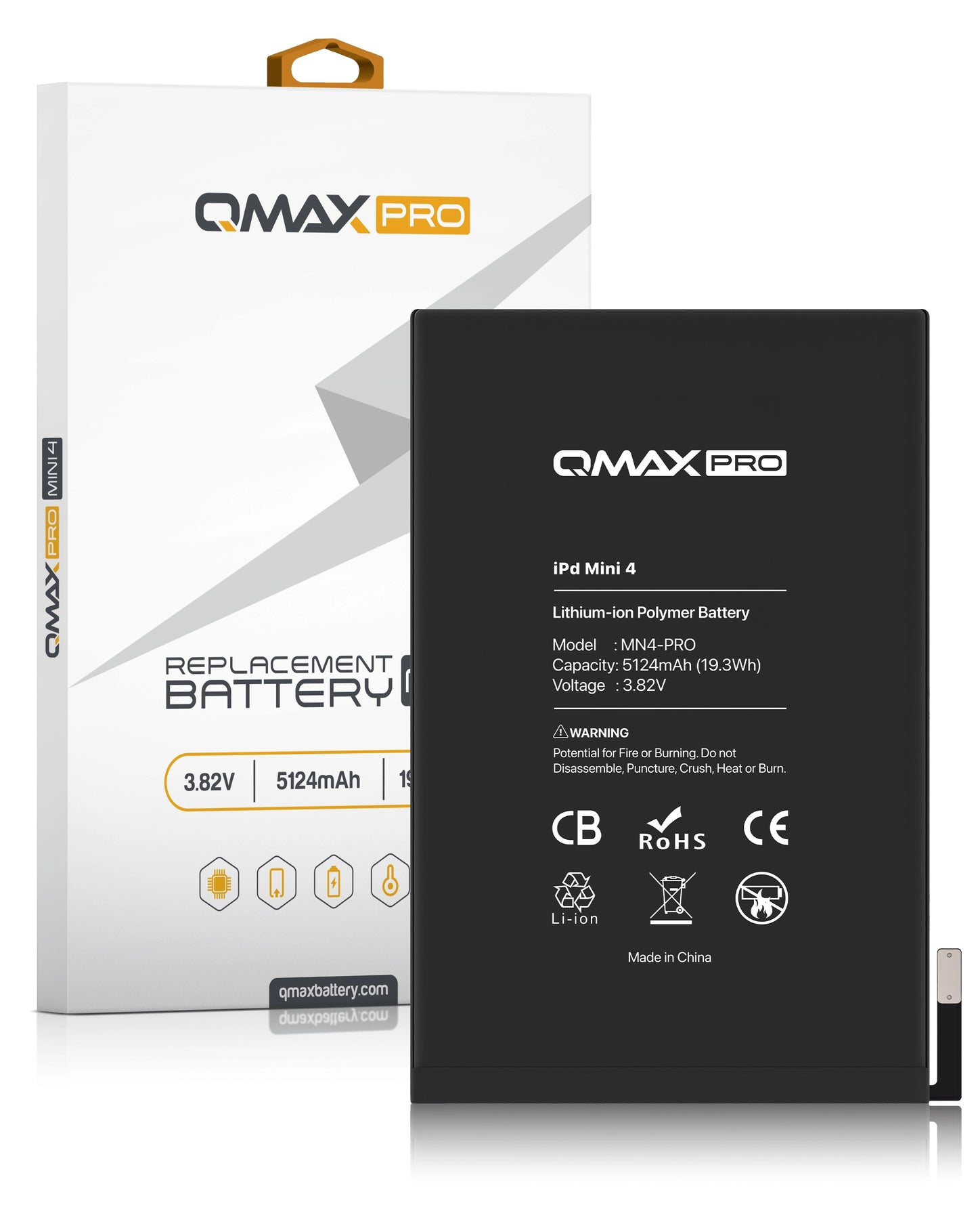 QMAX Replacement Battery for iPad Mini 4