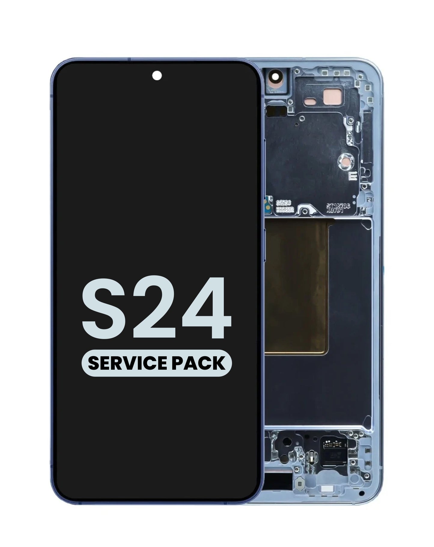 OLED Assembly with Frame for Galaxy S24 S921 (SAPPHIRE BLUE) (Service Pack)