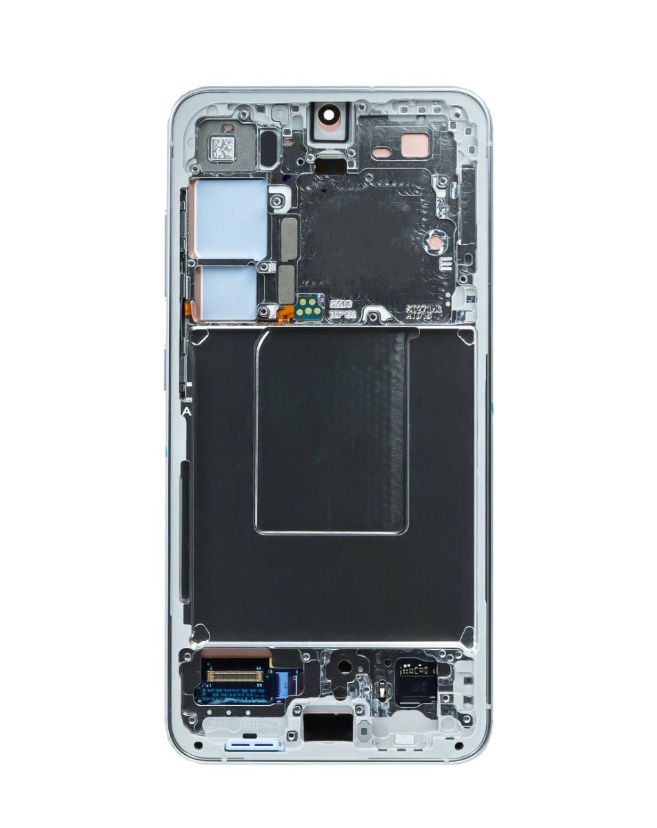 OLED Assembly with Frame for Galaxy S24 S921 (MARBLE GRAY) (Service Pack)