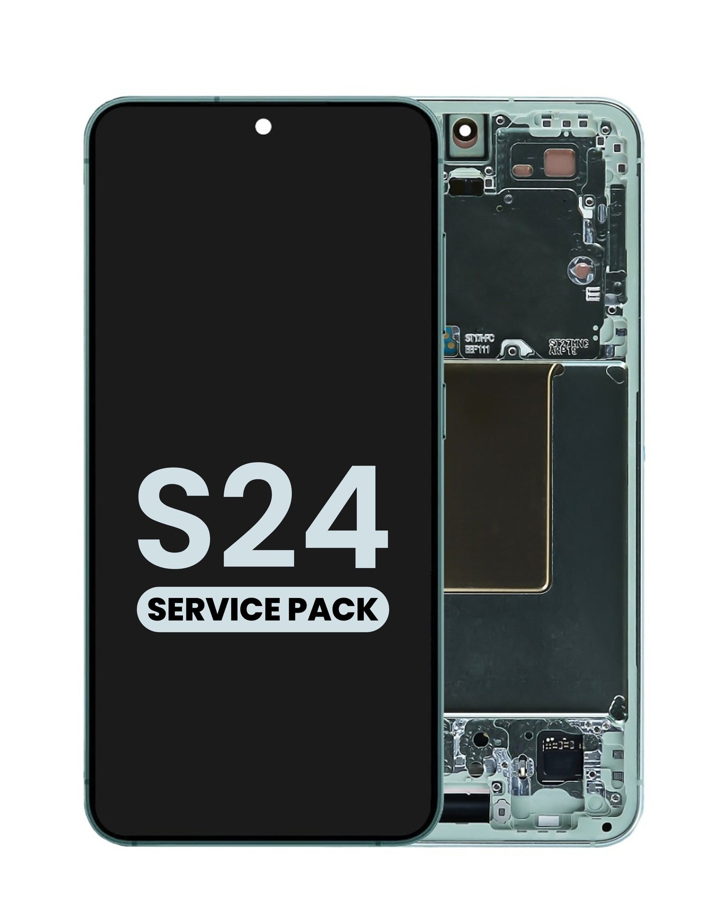 OLED Assembly with Frame for Galaxy S24 S921 (JADE GREEN) (Service Pack)