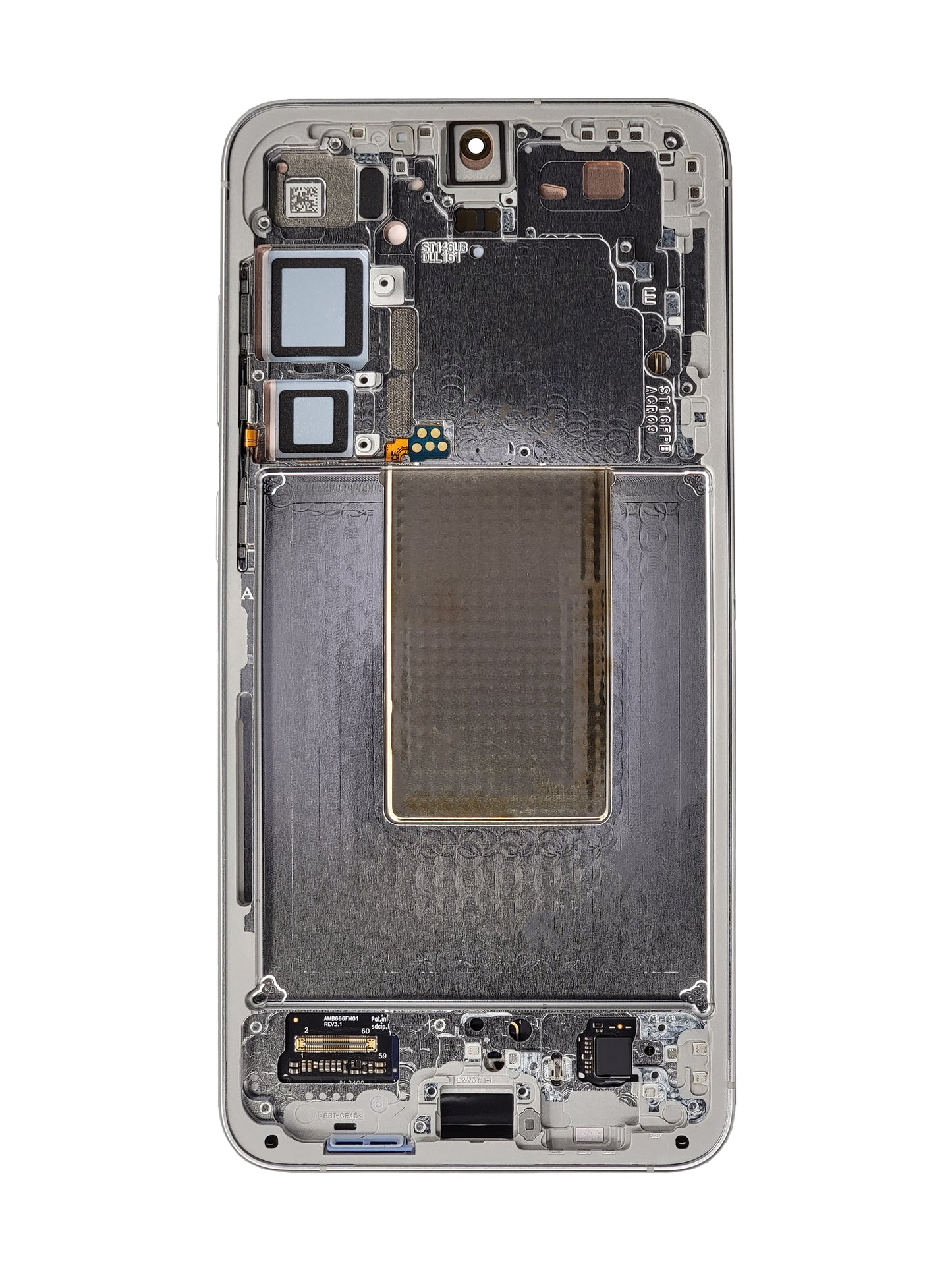 OLED Assembly with Frame for Galaxy S24 Plus S926 (MARBLE GRAY) (US / International) (Service Pack)