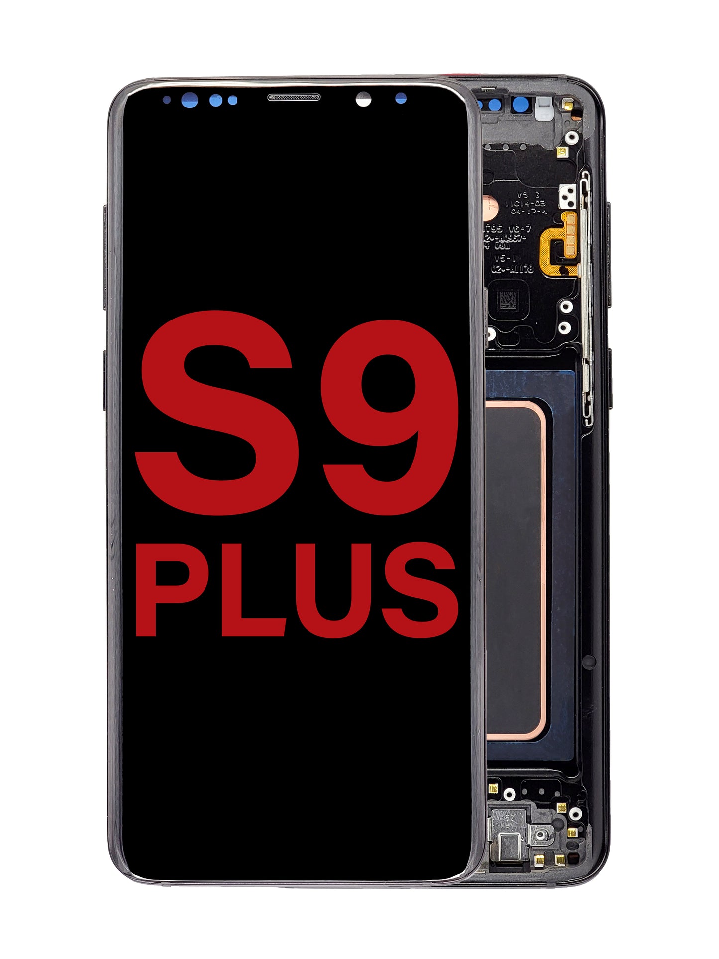 SGS S9 Plus Screen Assembly (With The Frame) (OLED) (Midnight Black)