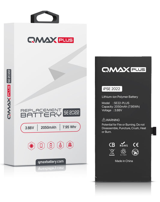 QMAX Plus iPhone SE 2022 Replacement Battery (2050 mAh)