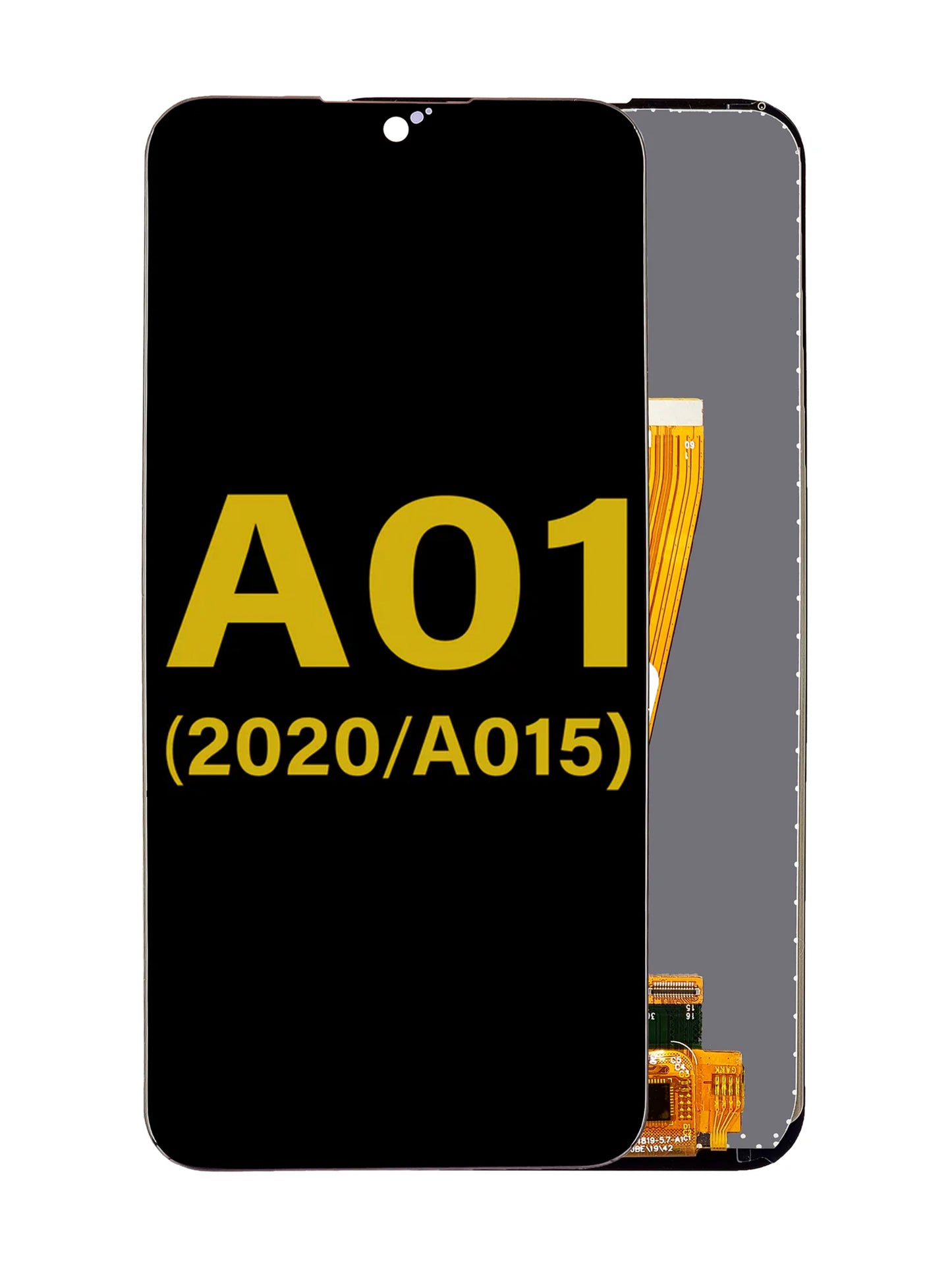 Samsung A01 2020 (A015) Screen Assembly (Without The Frame) (Refurbished) (Black)