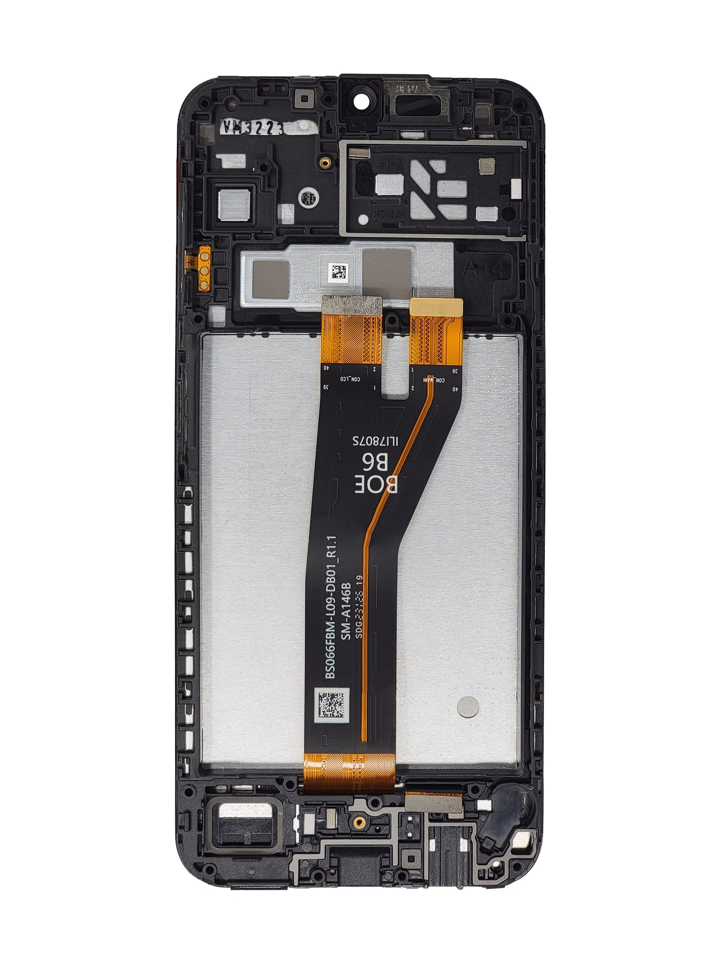 SGA A14 5G 2023 (A146B) / A14 4G 2023 (A145F / A145M) Screen Assembly (With The Frame) (Refurbished) (Black)