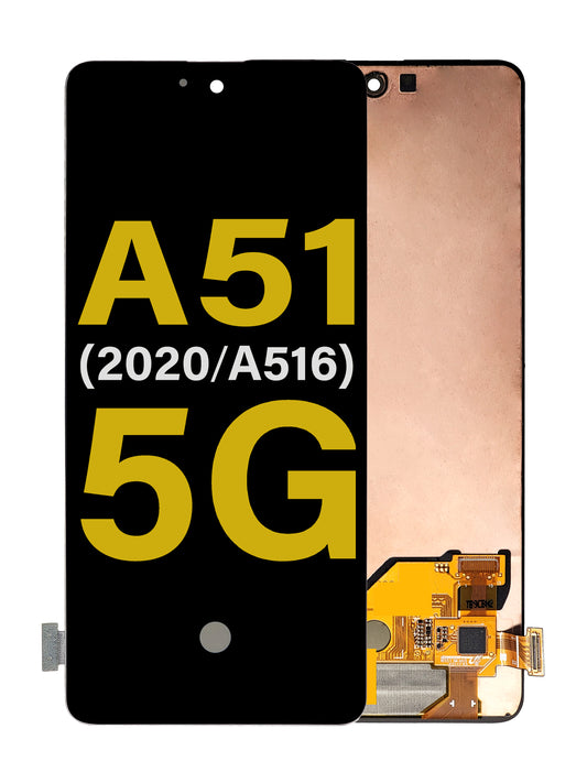 Samsung A51 2020 5G (A516) Screen Assembly (Without The Frame) (Refurbished) (Black)