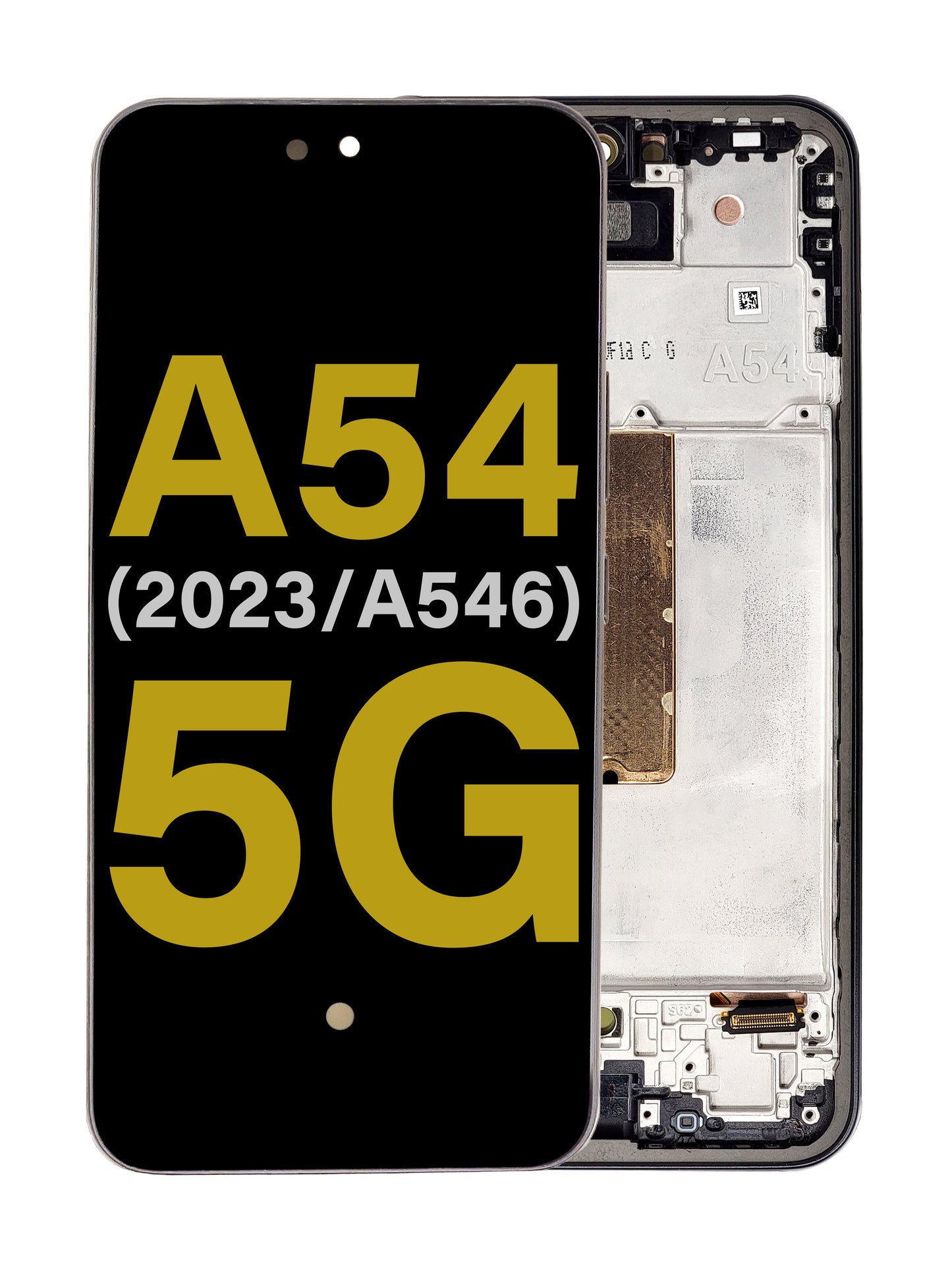 SGA A54 2023 5G (A546) Screen Assembly (With The Frame) (Service Pack) (Black)