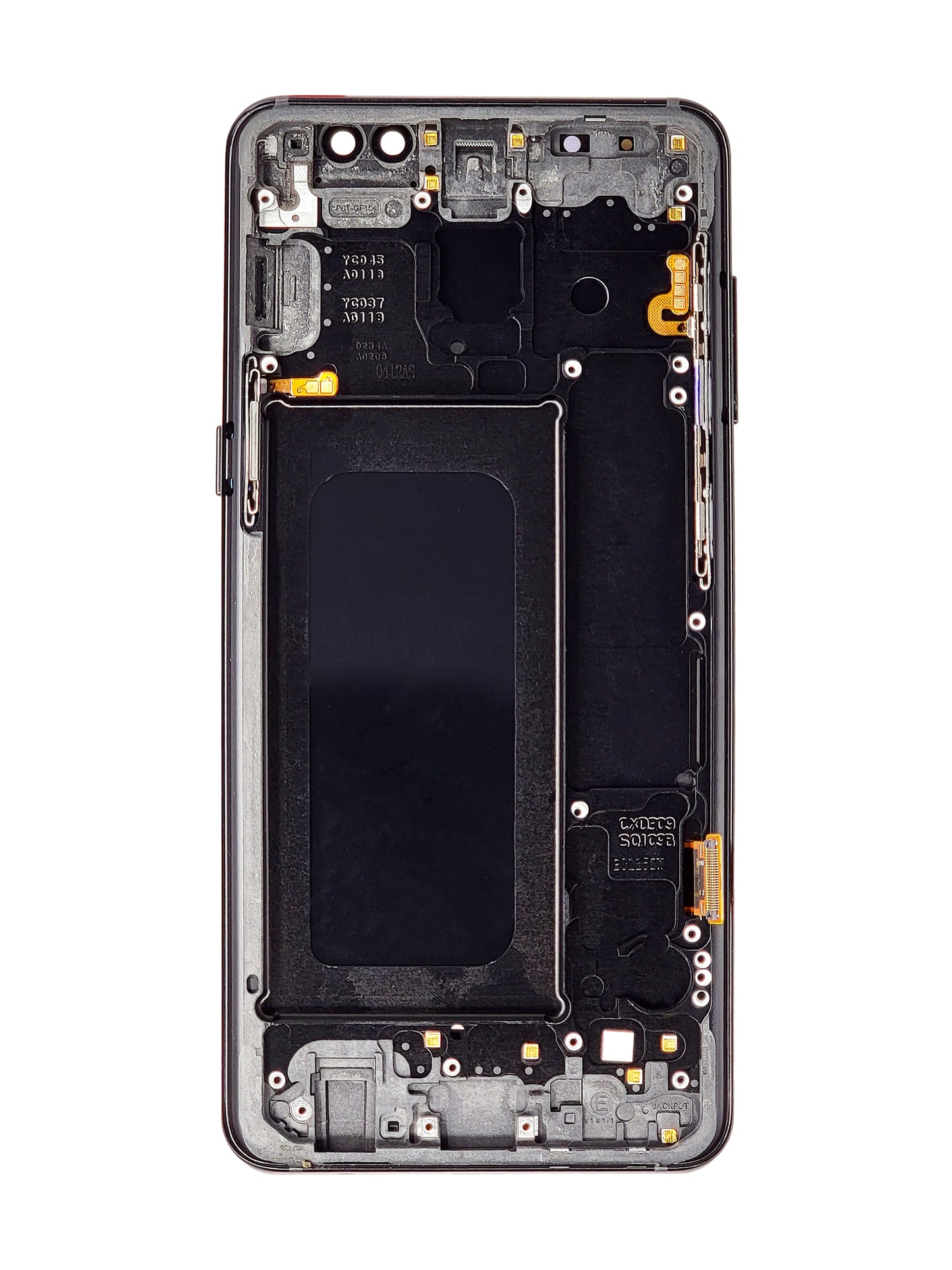 OLED Assembly with Frame for Galaxy A8 (A530 / 2018) (BLACK) (Premium)