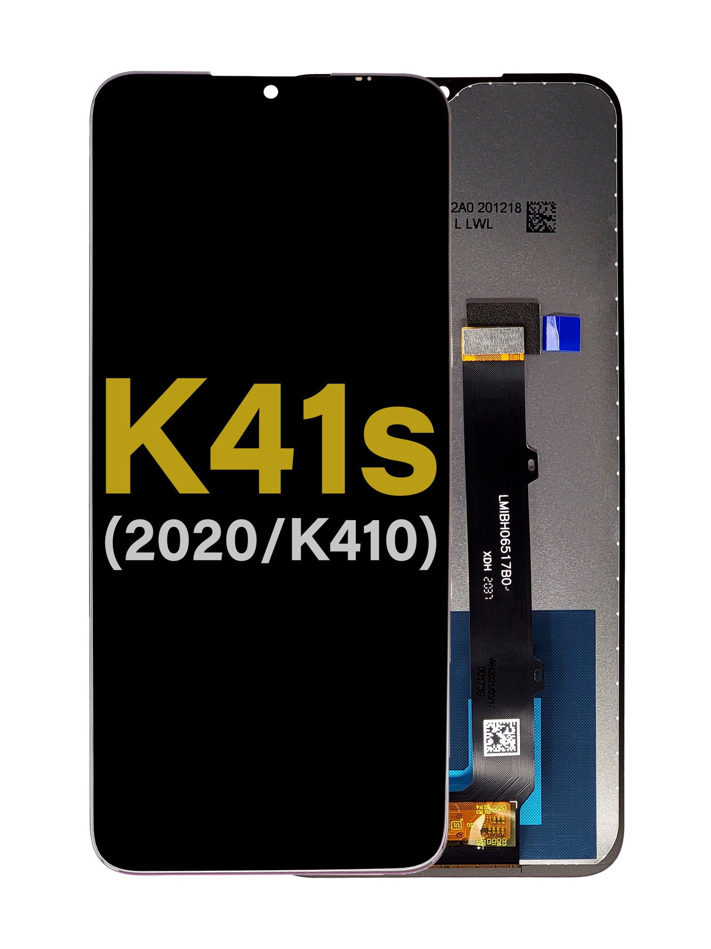 LG K41s 2020 (K410) Screen Assembly (Without The Frame) (Refurbished) (Black)