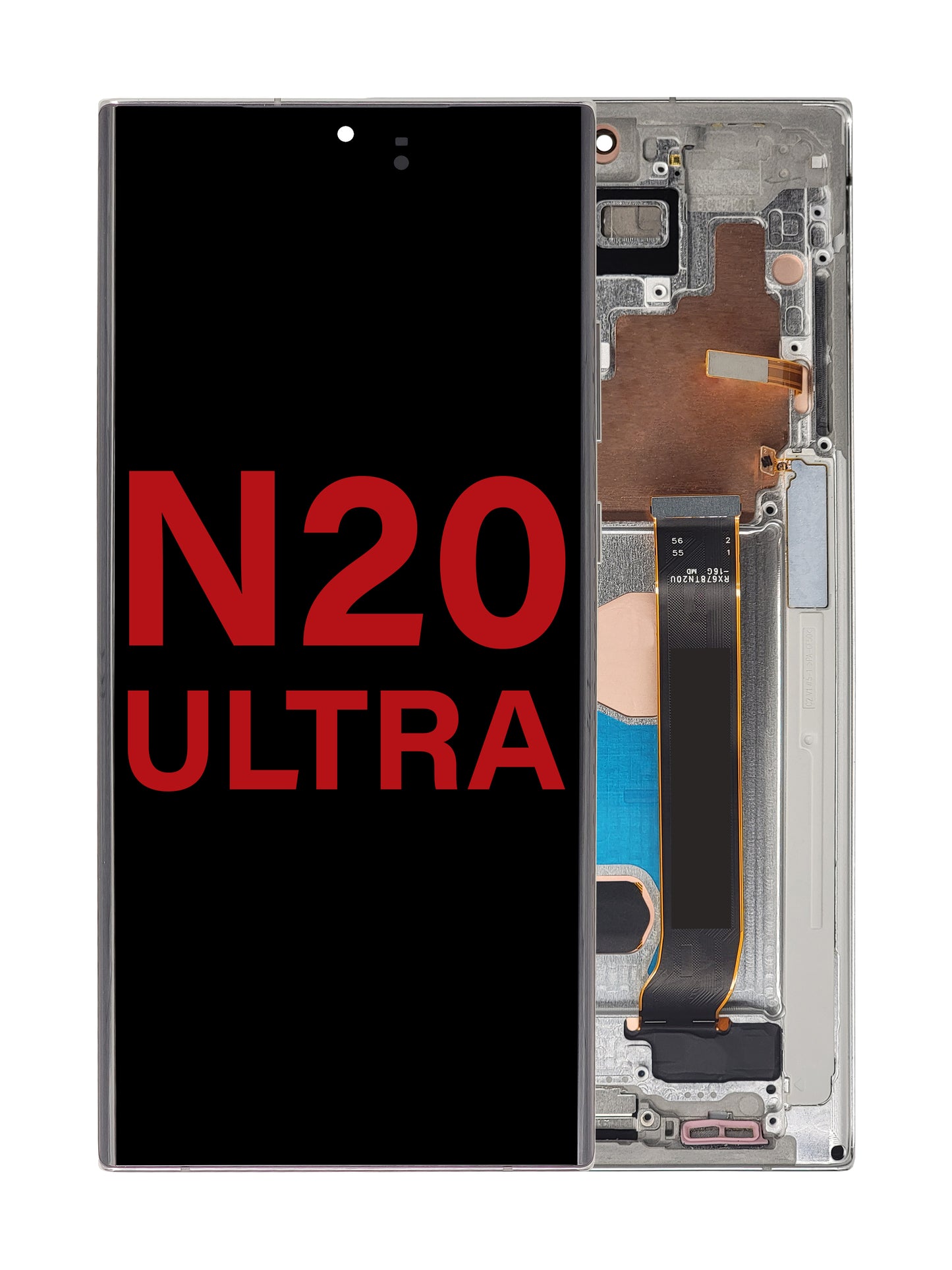 SGN Note 20 Ultra Screen Assembly (With The Frame) (OLED) (White)