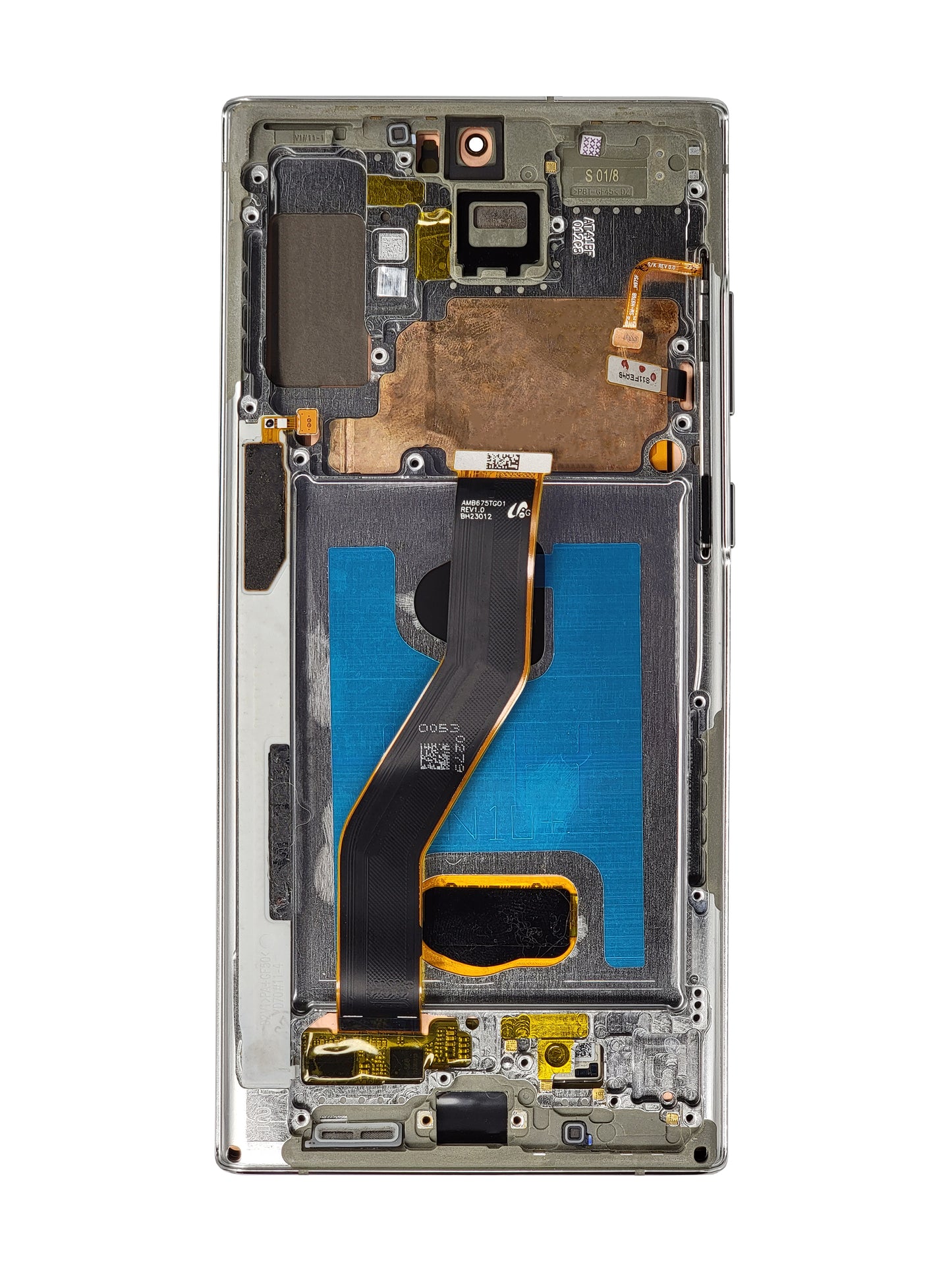 OLED Assembly with Frame for Galaxy Note 10 Plus N975 (AURA GLOW) (Aftermarket OLED)