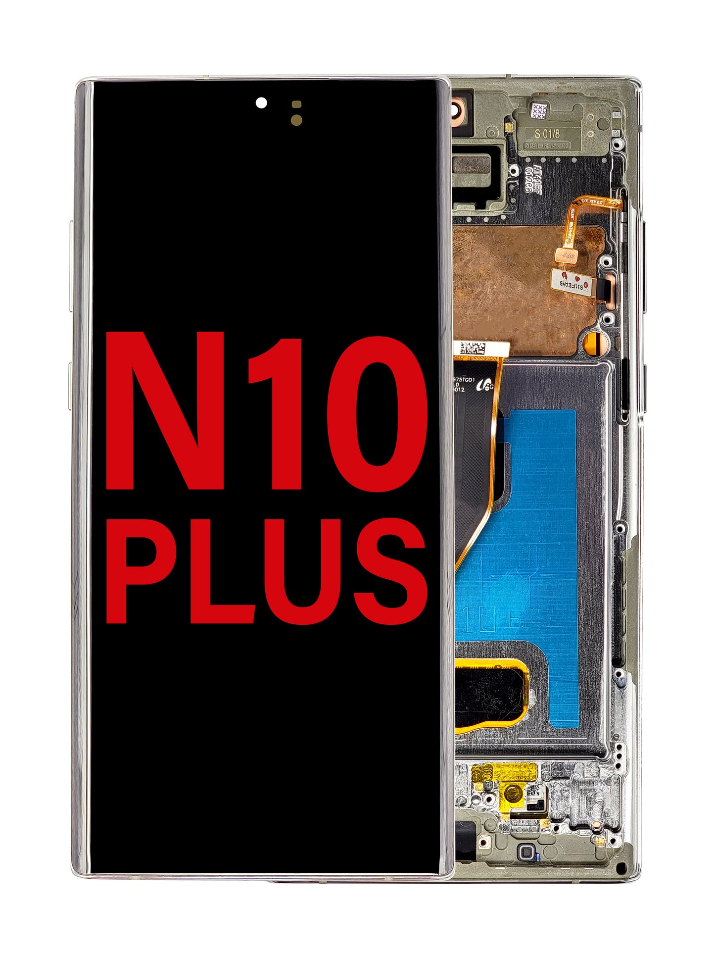 OLED Assembly with Frame for Galaxy Note 10 Plus N975 (AURA GLOW) (Aftermarket OLED)