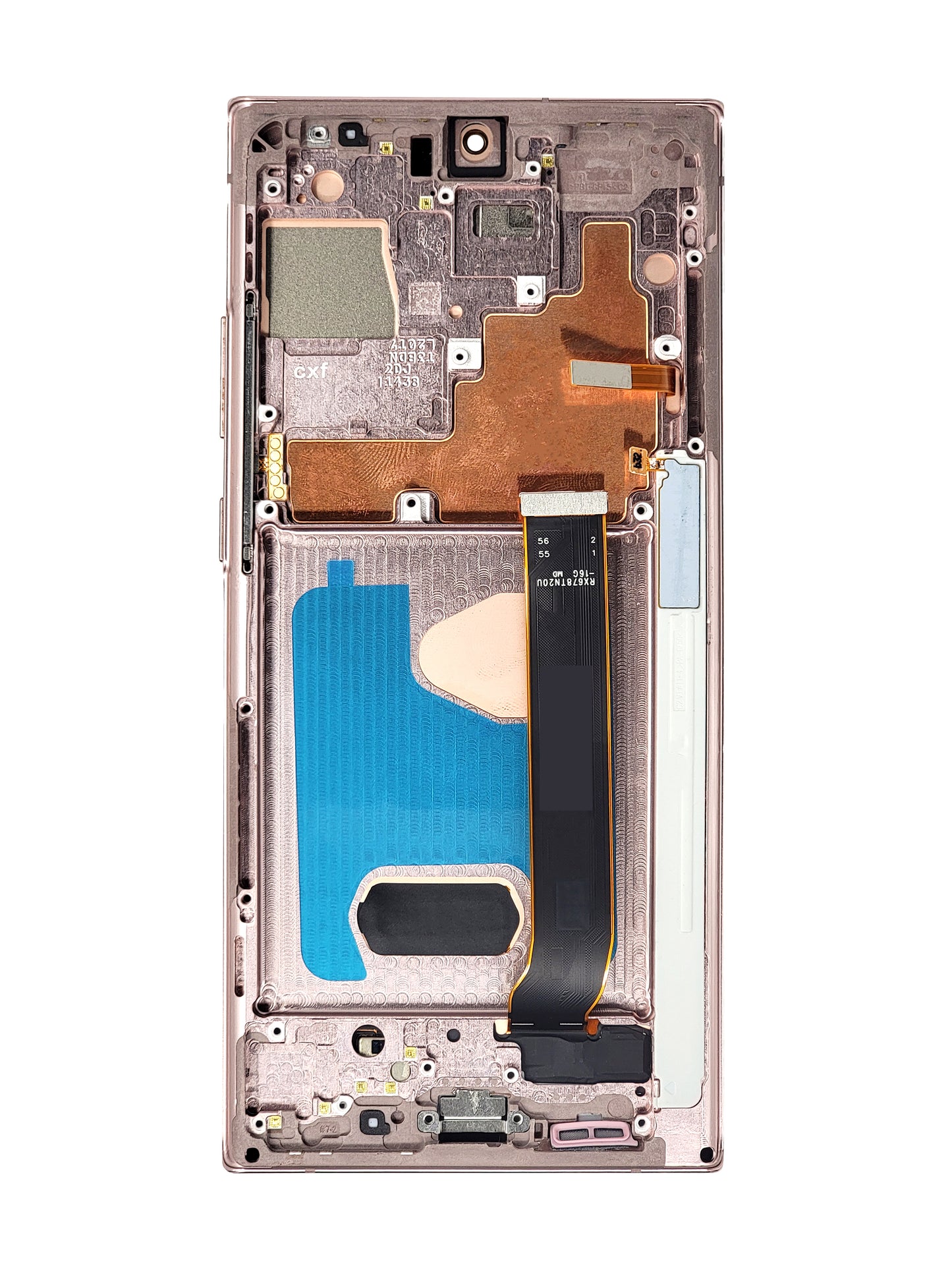 OLED Assembly with Frame for Galaxy Note 20 Ultra N985 / N986 (MYSTIC BRONZE) (Aftermarket)