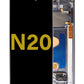 SGN Note 20 Screen Assembly (With The Frame) (Refurbished) (Mystic Gray)