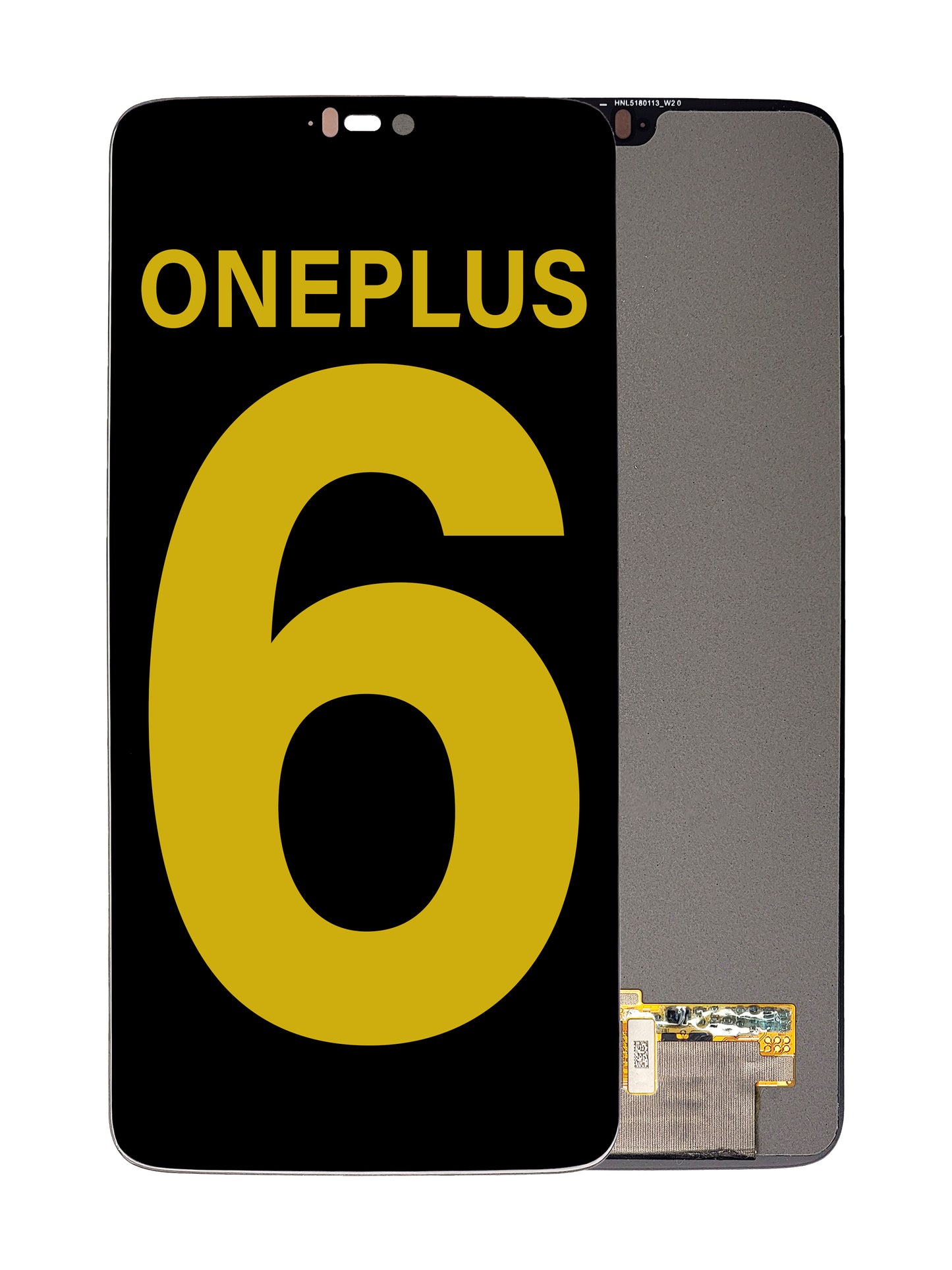 OPS 1+6 Screen Assembly (Without The Frame) (Refurbished) (Black)