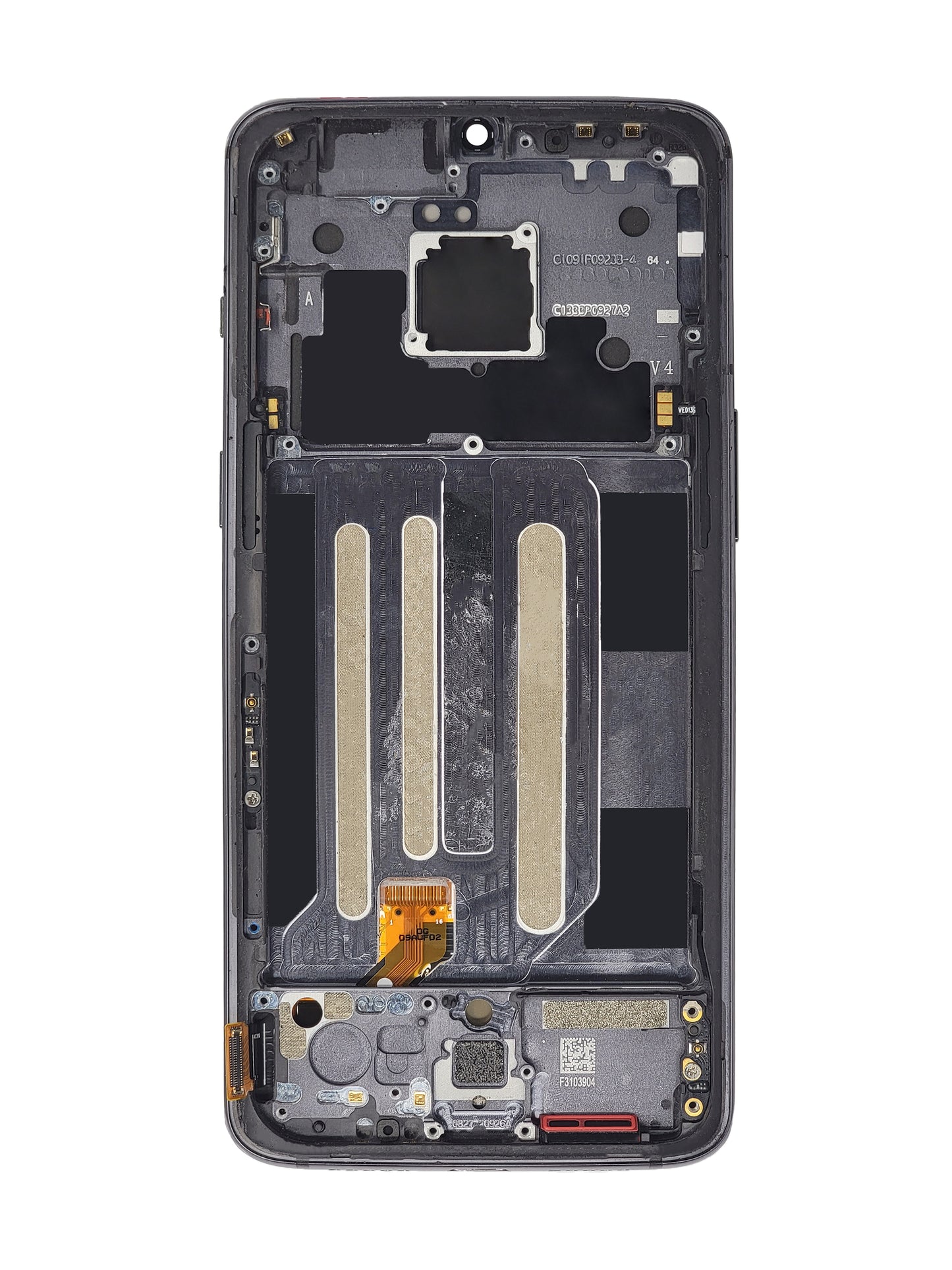 OPS 1+7 Screen Assembly (With The Frame) (Refurbished) (Black)