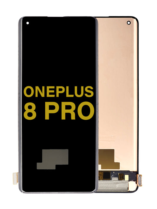OPS 1+8 Pro Screen Assembly (Without The Frame) (Refurbished) (Black)