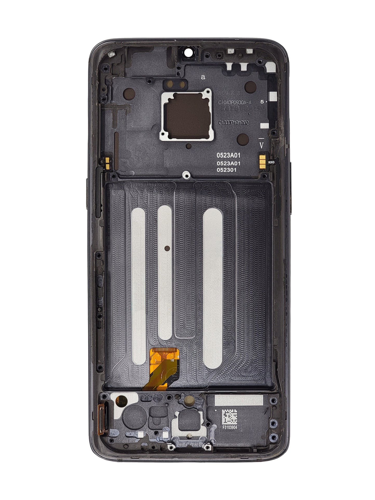 OPS 1+7 Screen Assembly (With The Frame) (OLED) (Black)