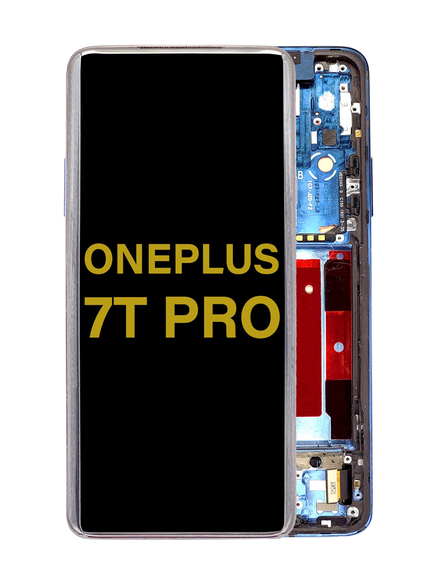 OPS 1+7T Pro Screen Assembly (With The Frame) (Refurbished) (Black)