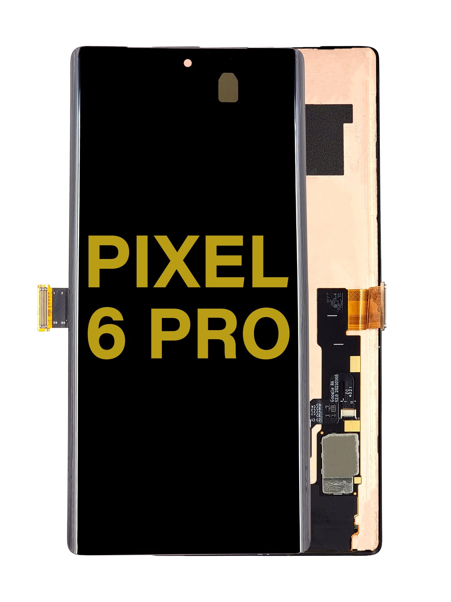 GOP Pixel 6 Pro Screen Assembly (Without The Frame)(Without Finger Print Sensor)(Refurbished) (Black)