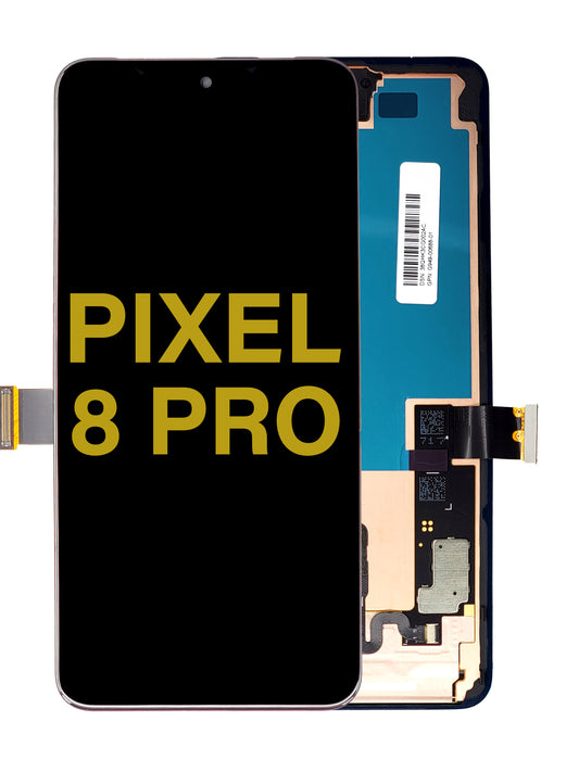 Google Pixel 8 Pro Screen Assembly (With The Frame) (Service Pack) (Black)